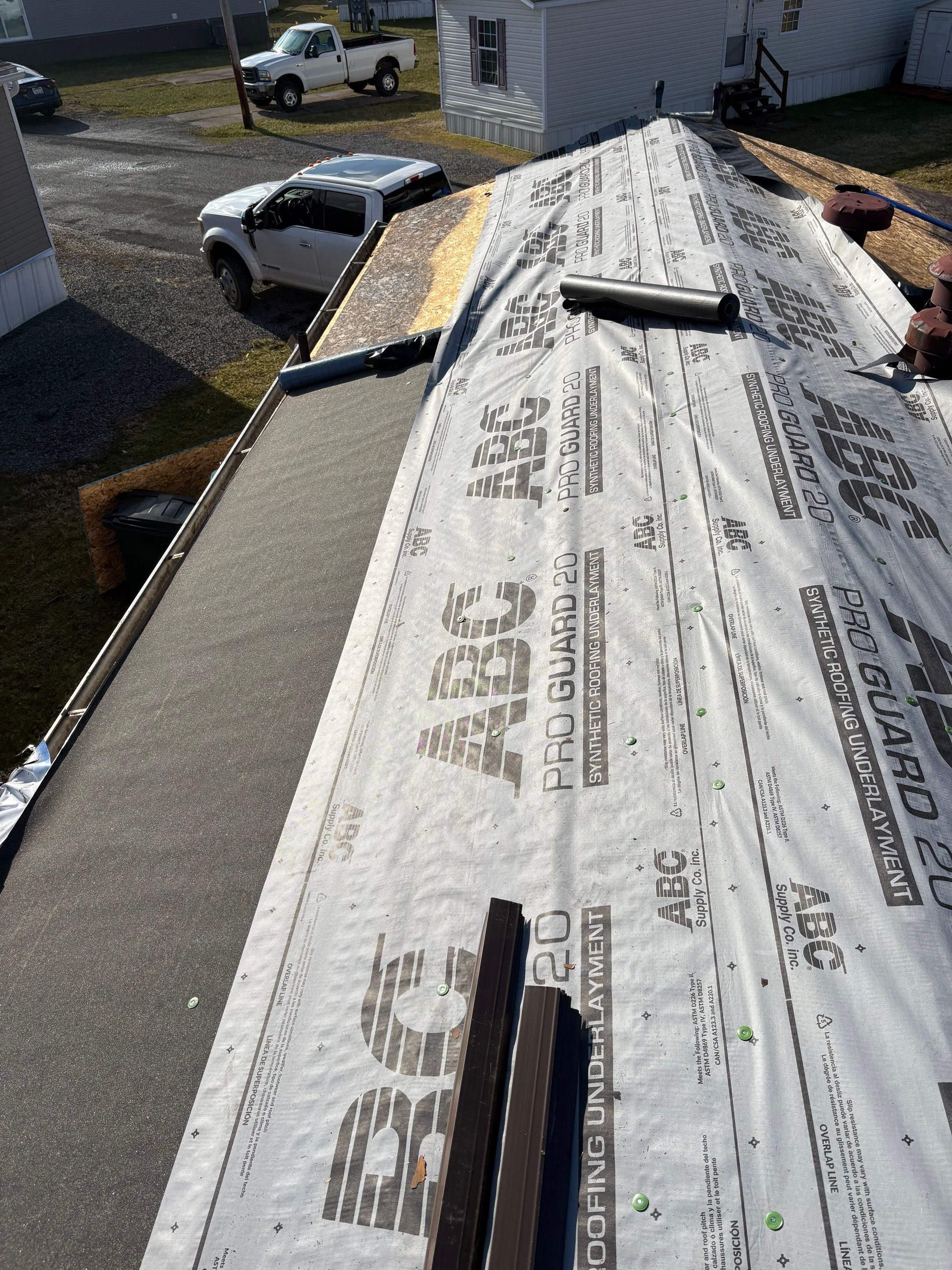 Residential Roofing Installation using GAF Timberline HDZ Barkwood by Rainstoppers Roofing