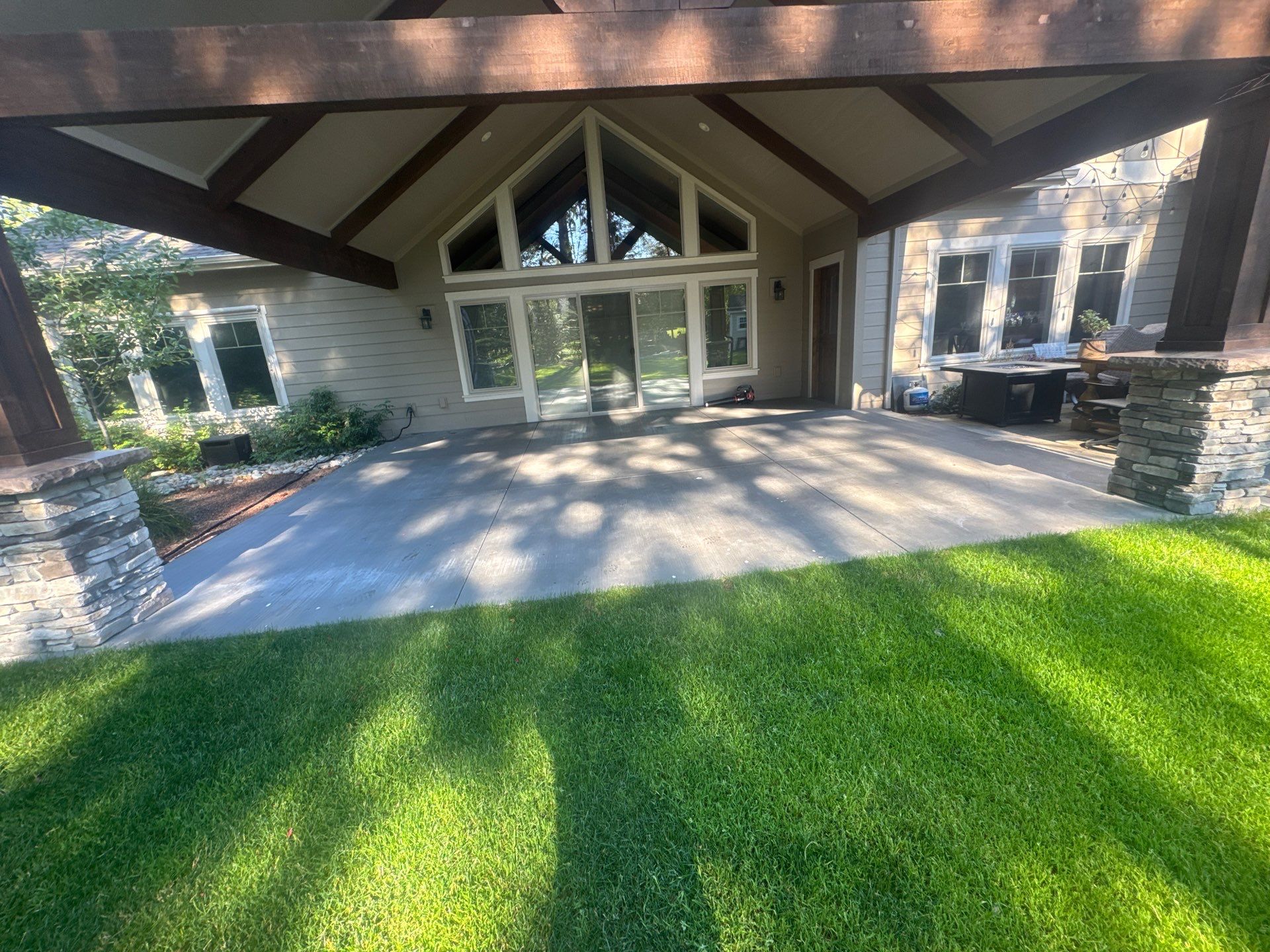 Hayden Concrete Patio Resurfacing with Claystone Hybrid Finish by Croc Coatings, LLC