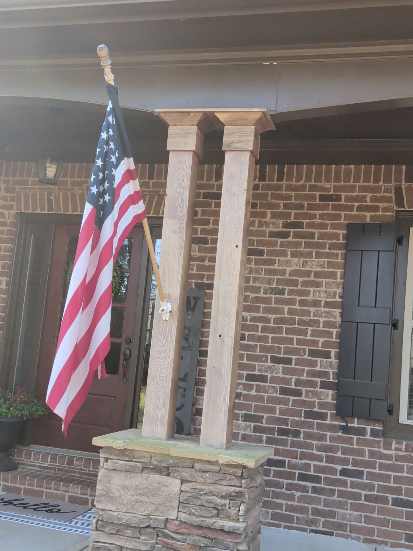 A-Frame Accents & Posts: Staining Project by PGP Surface Solutions, LLC