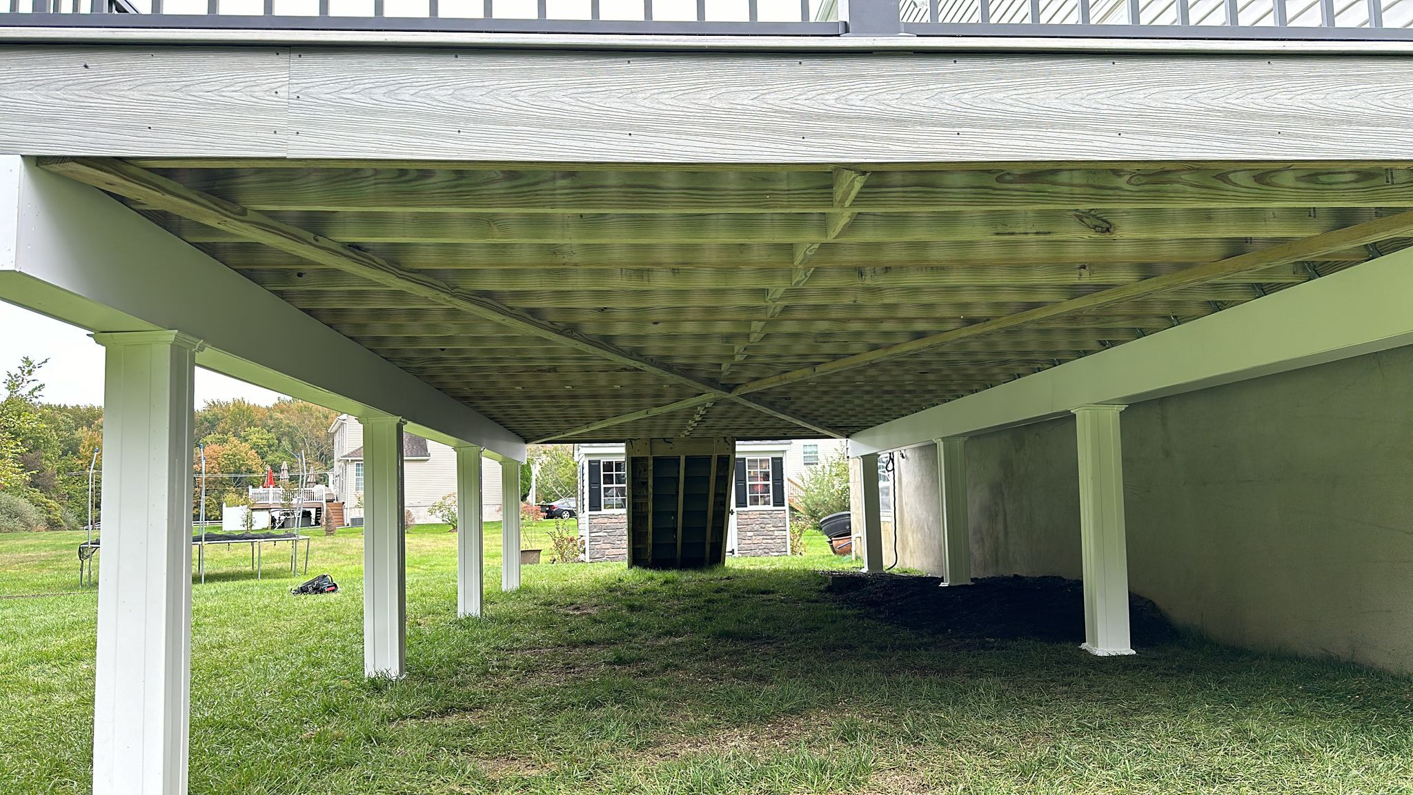 New Deck using Deckorators Venture - Color Saltwater by deck guardian