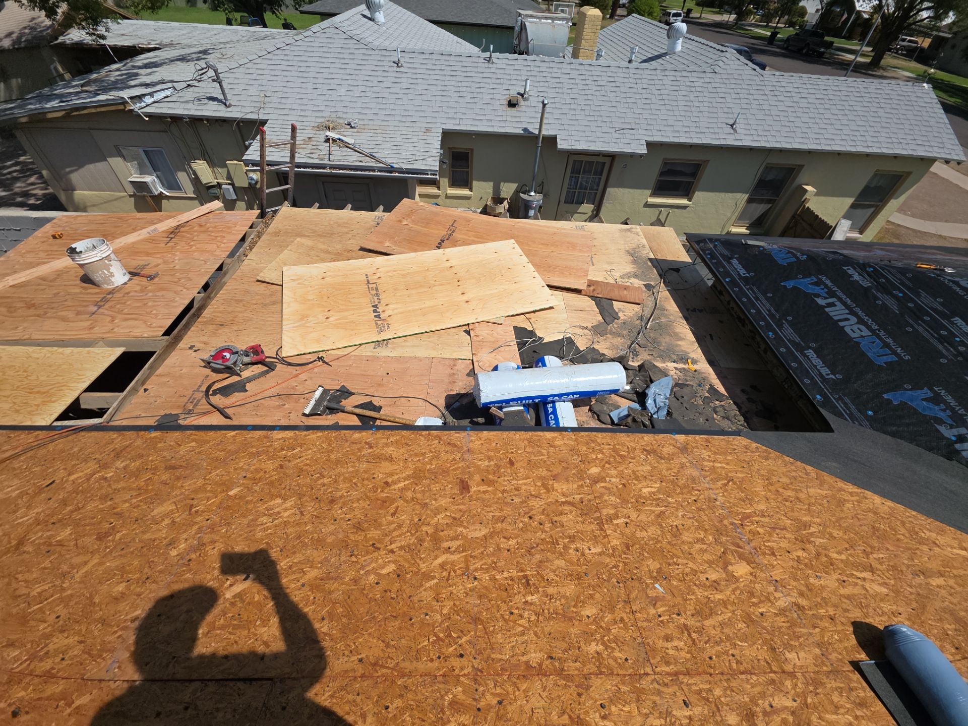 Residential Roof Install using GAF by Weather-Tite Roofing