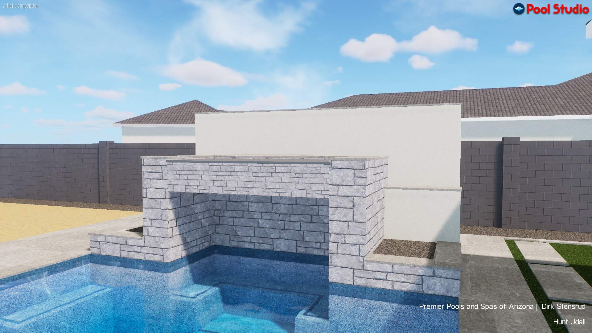 Udall Platform Jump Feature by Premier Pool & Spa (Phoenix)