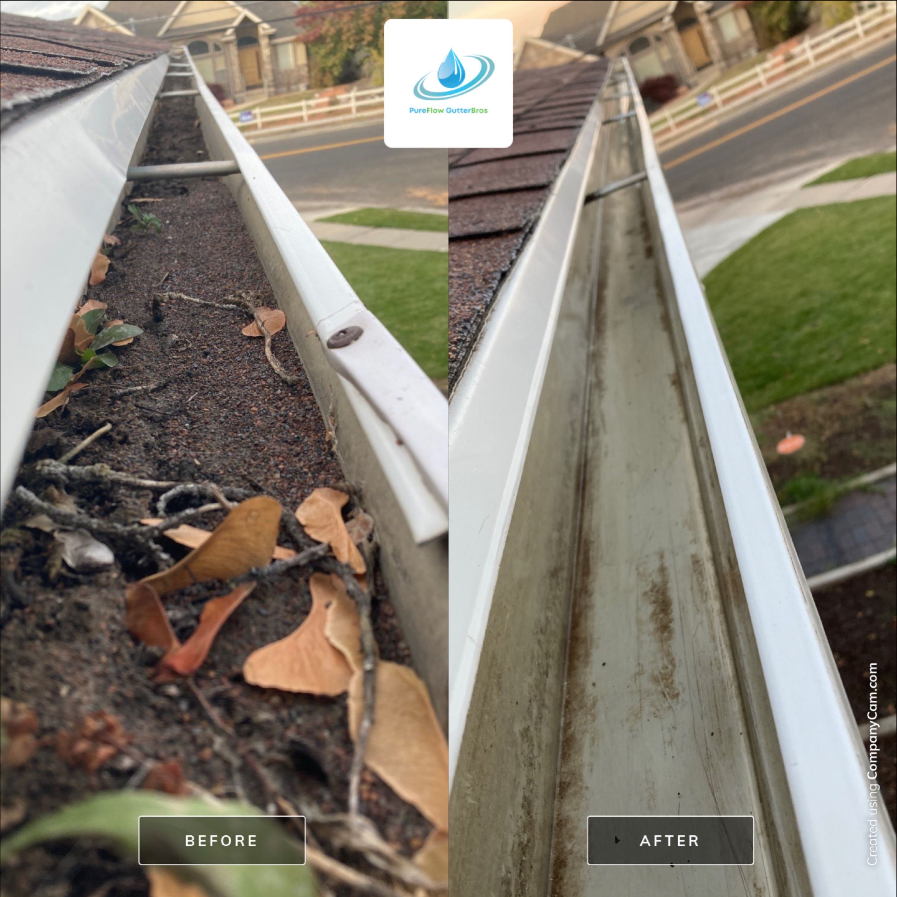 Project in Cottonwood Heights by PureFlow GutterBros