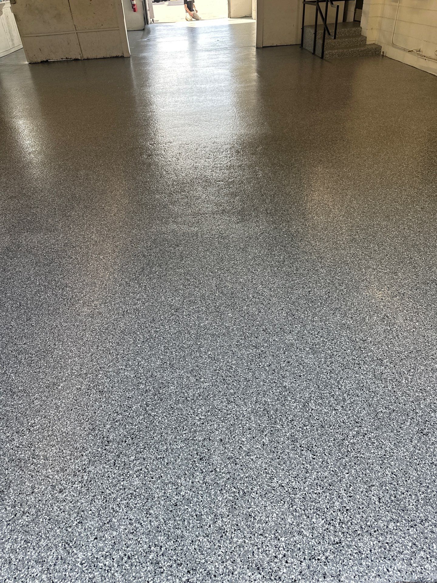 Commercial Floor Coating using Wombat by My Garage Floor Guys