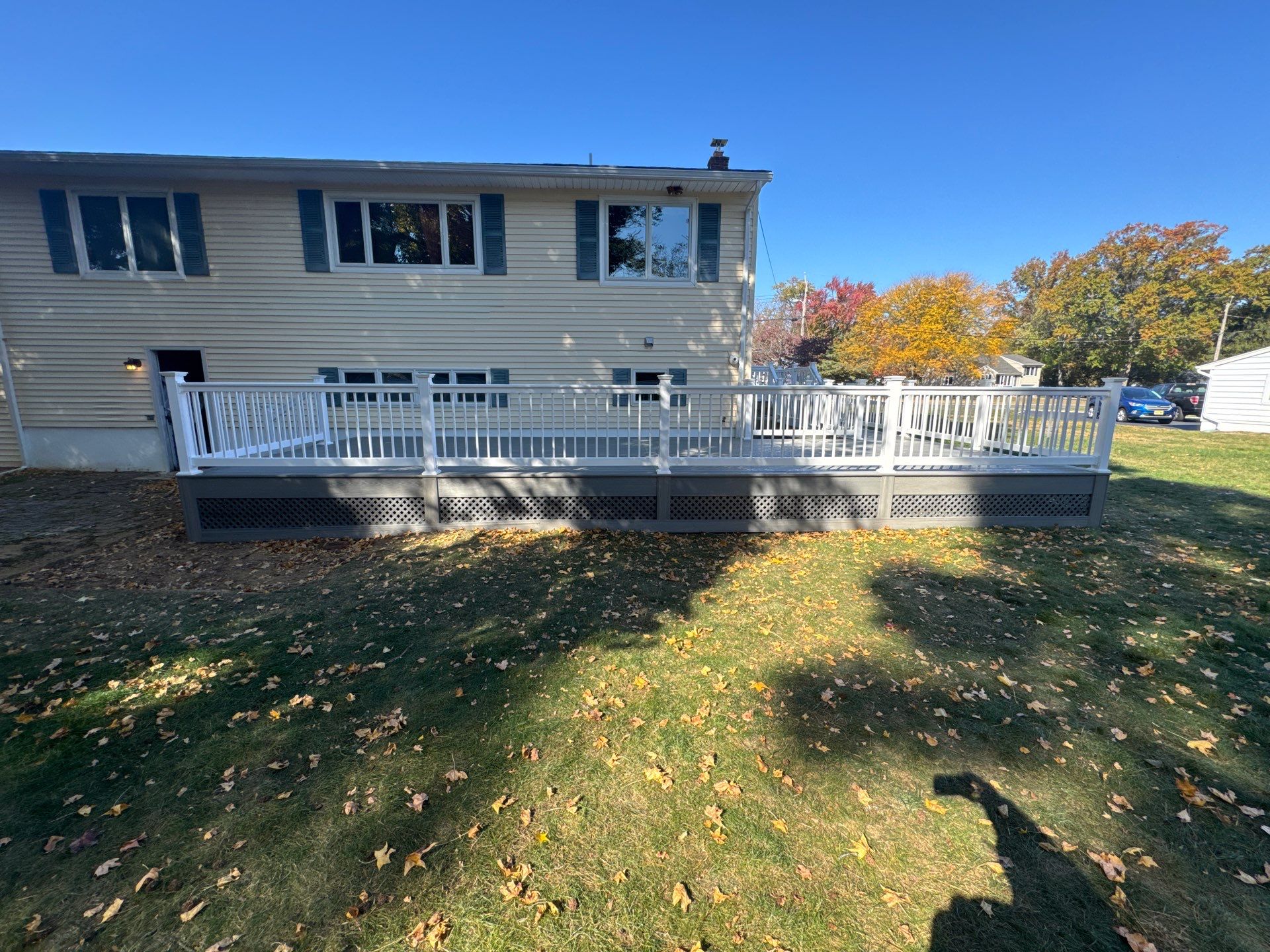 New Deck with Sliding Patio Door by deck guardian