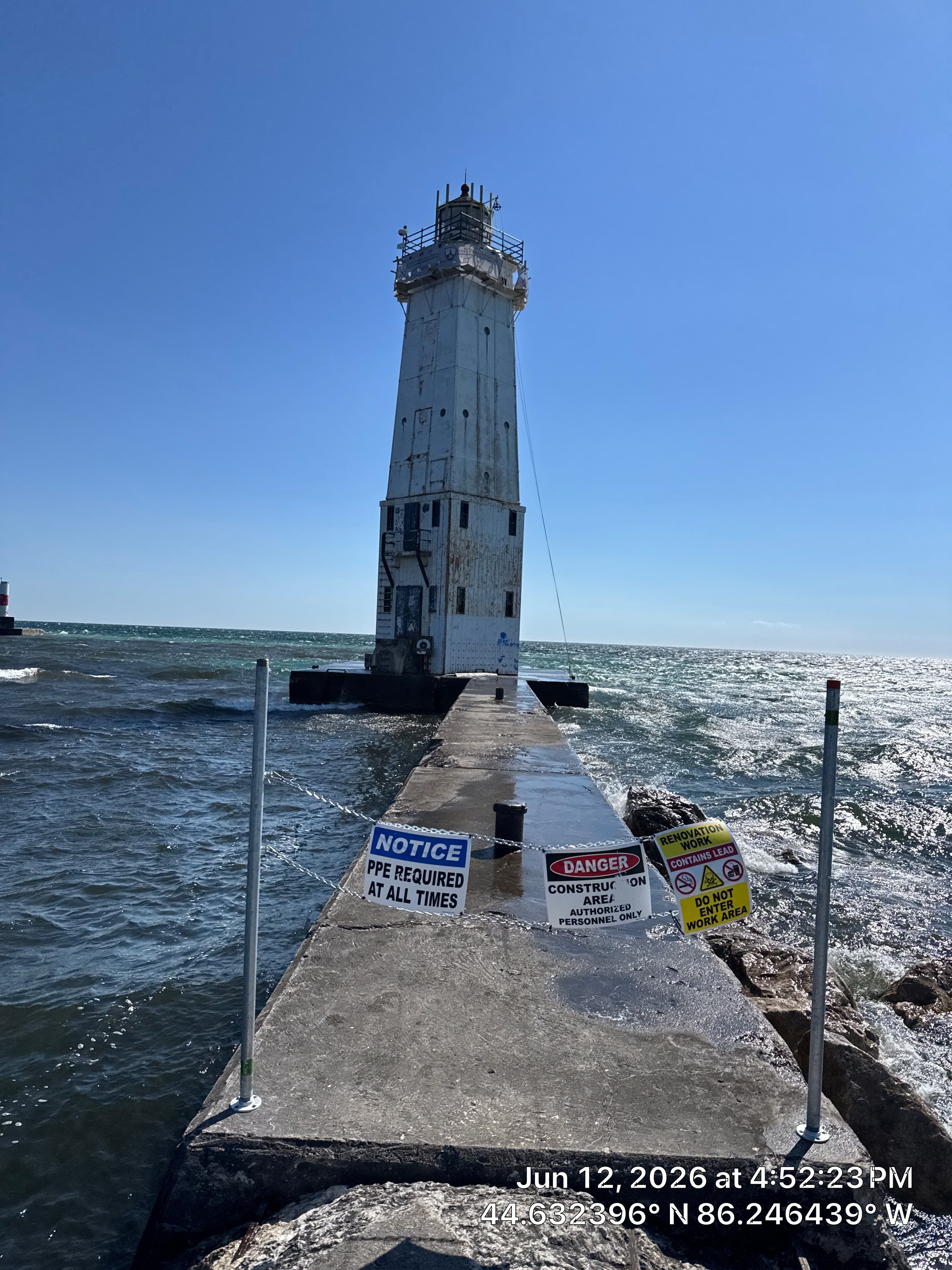 Historical Restoration Assessment for the Frankfort North Breakwater Lighthouse by Finkle Preservation & Construction 