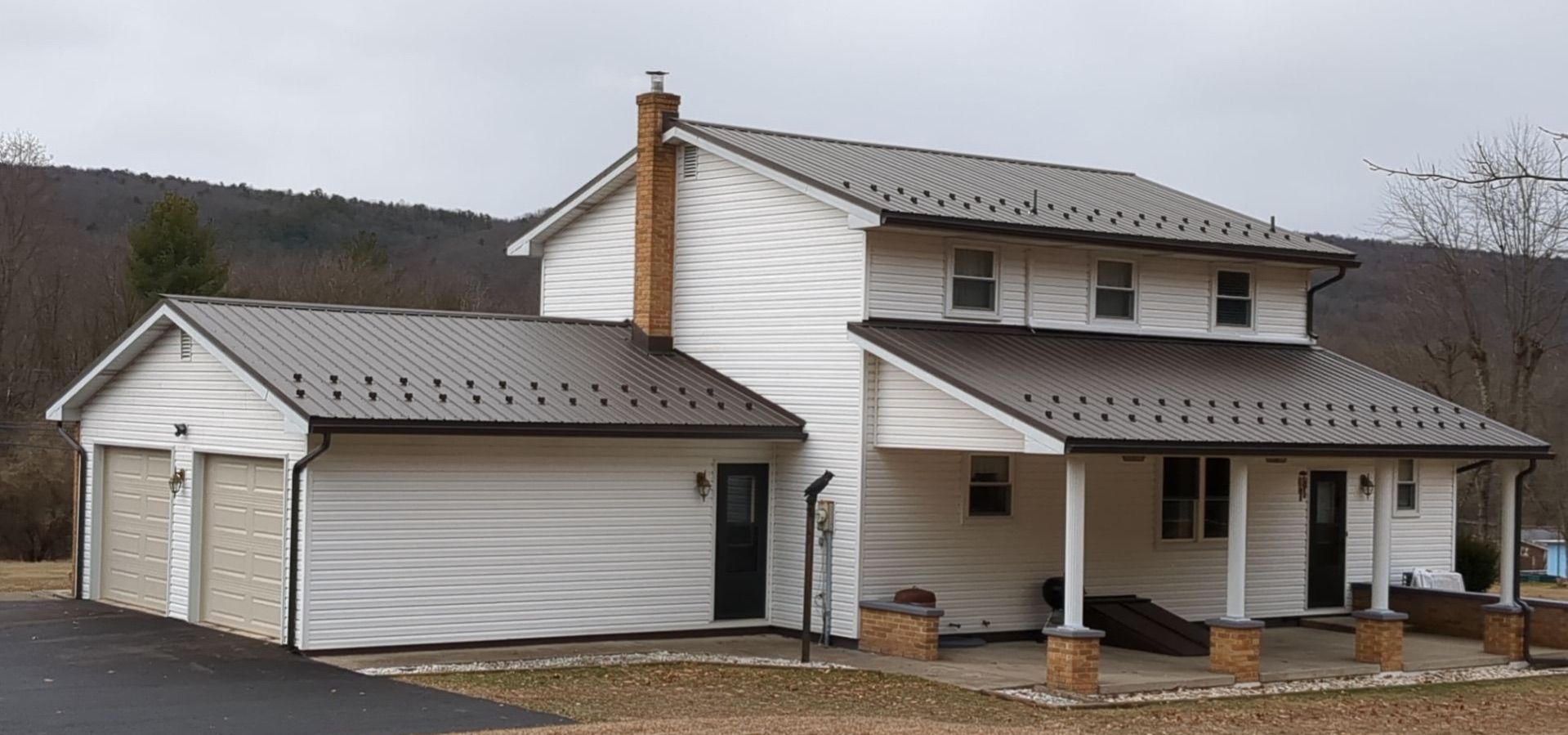AB Martin Metal Roof Installation-Black by Esh Builders