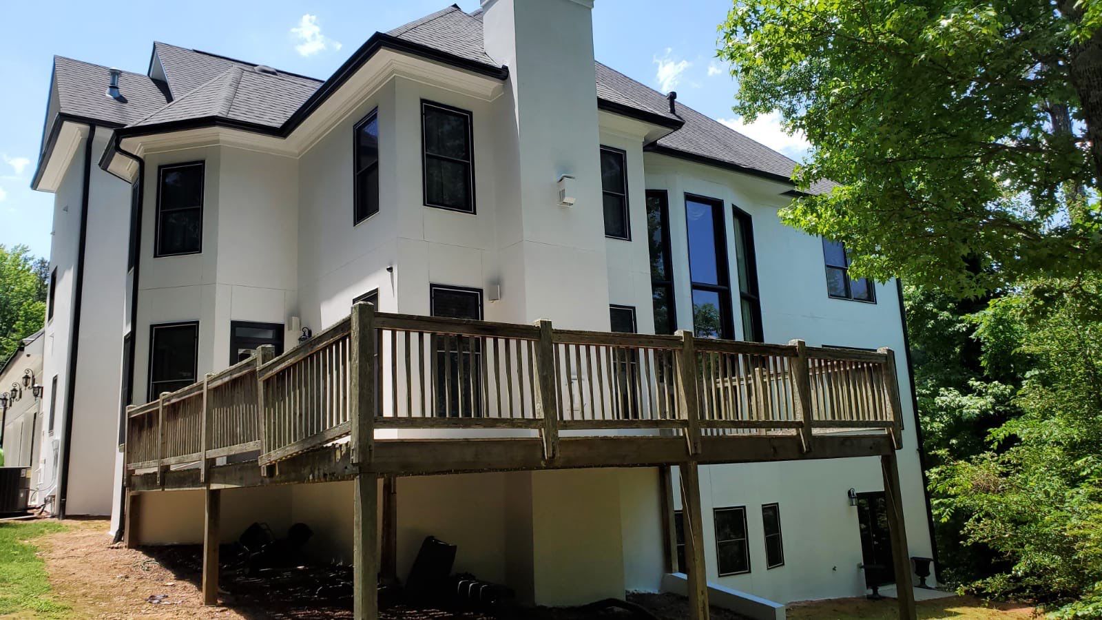 Full Exterior Stucco Painting and Trim Update in Atlanta by Swift Home Renovations