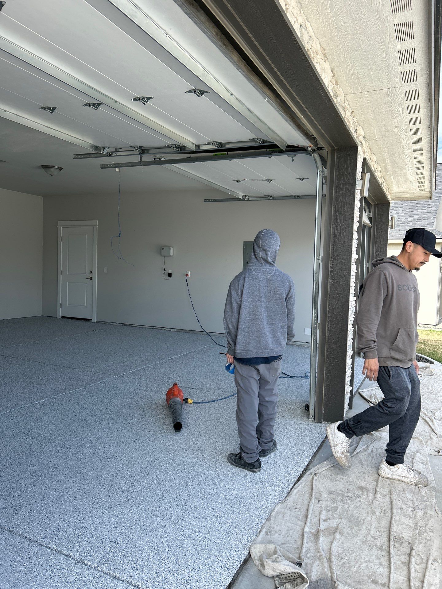 Garage Transformation using Tidal Wave by Croc Coatings, LLC