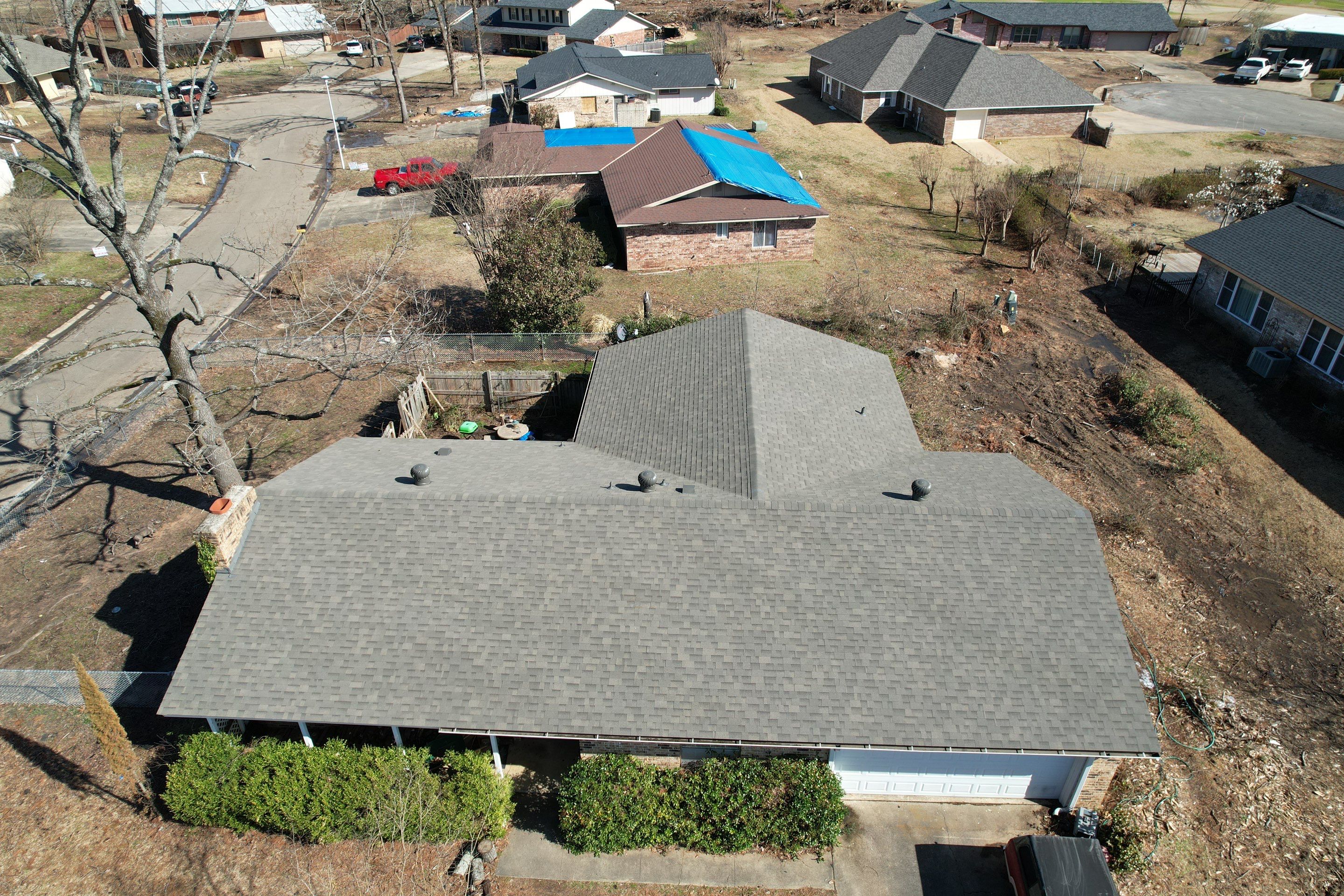 Residential Roofing Installation in Idabel, Oklahoma by Hostetler Roofing