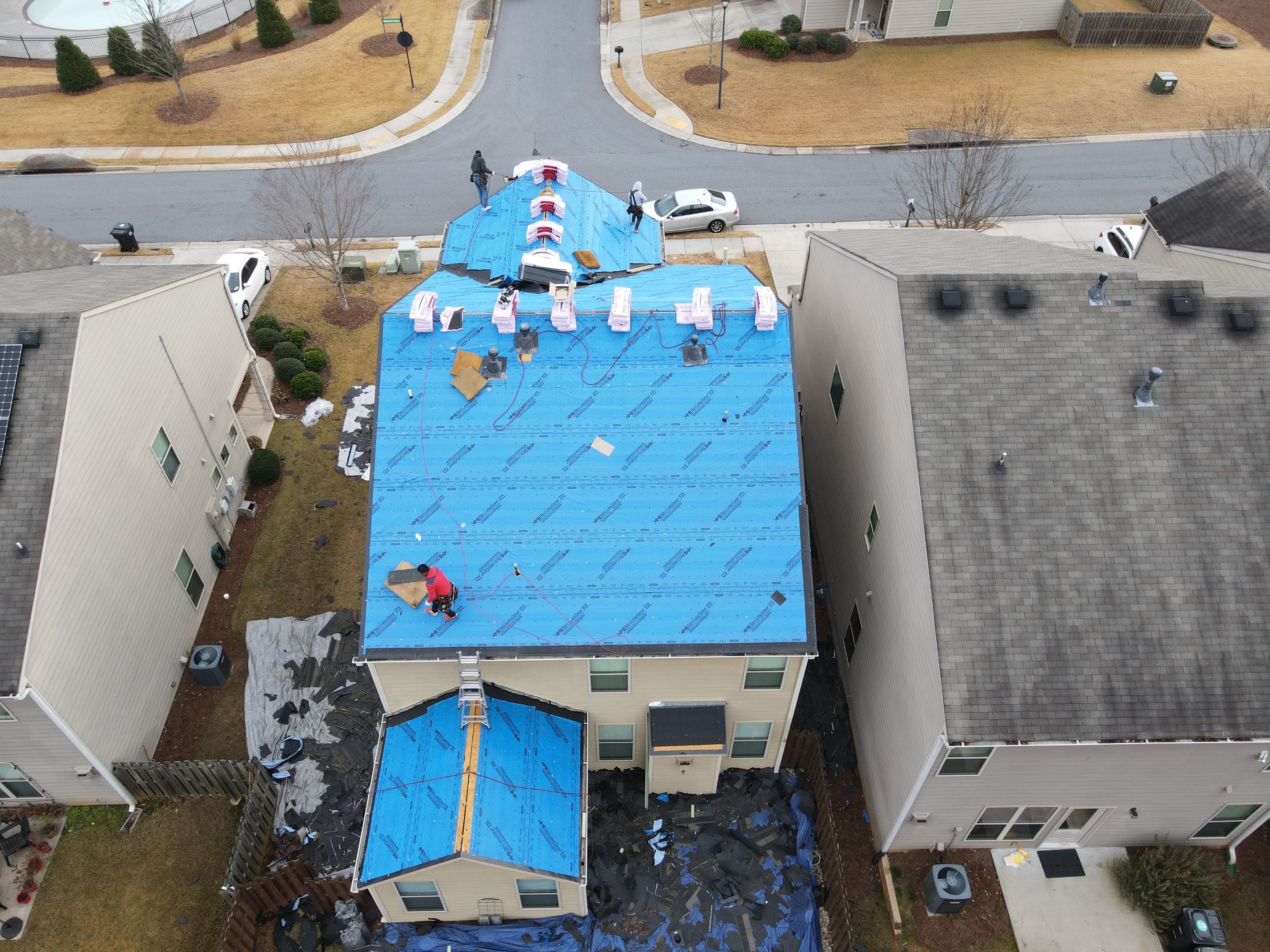 Residential Roofing Installation using Owens Corning by Inspector Roofing and Restoration