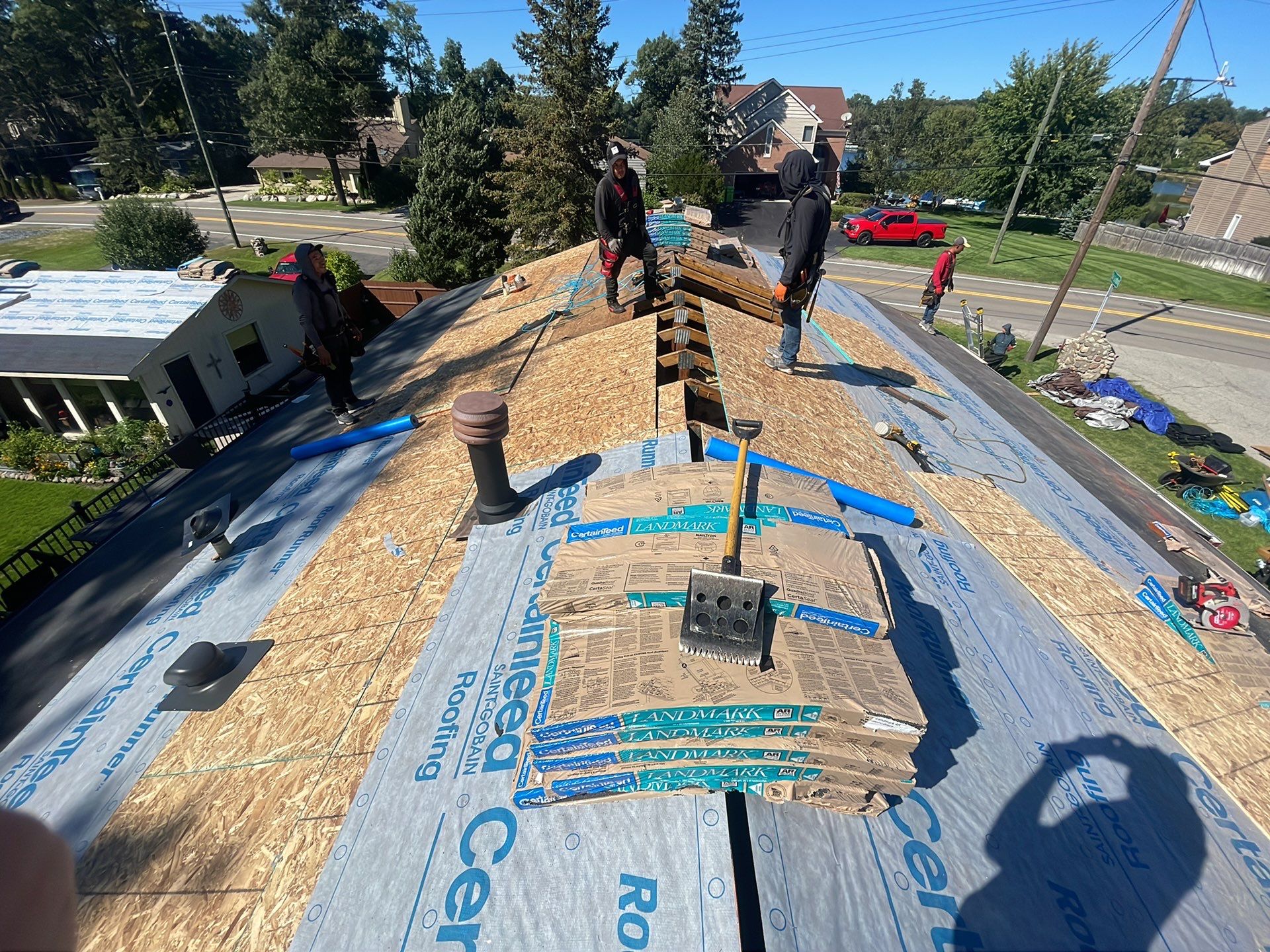 Roof Replacement using CertainTeed Landmark by 180 Contractors