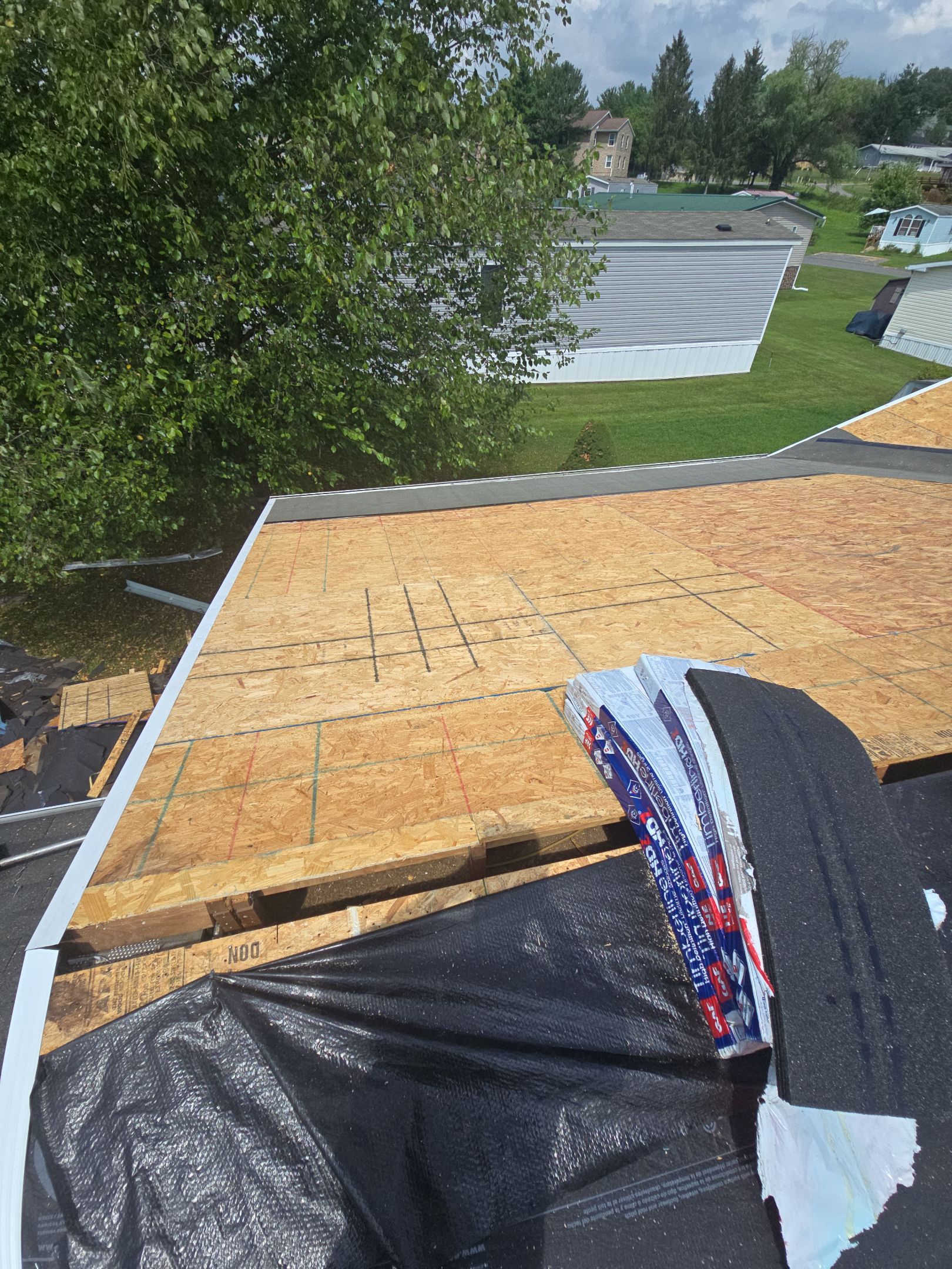 Residential Roofing Installation using GAF Timberline HDZ Fox Hollow Grey by Rainstoppers Roofing