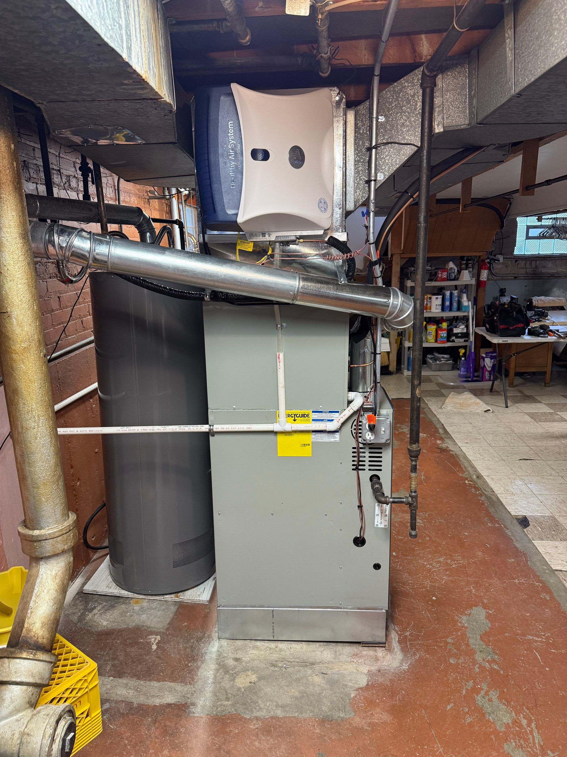 Furnace and AC Installation with Humidifier by Always Ready Repair