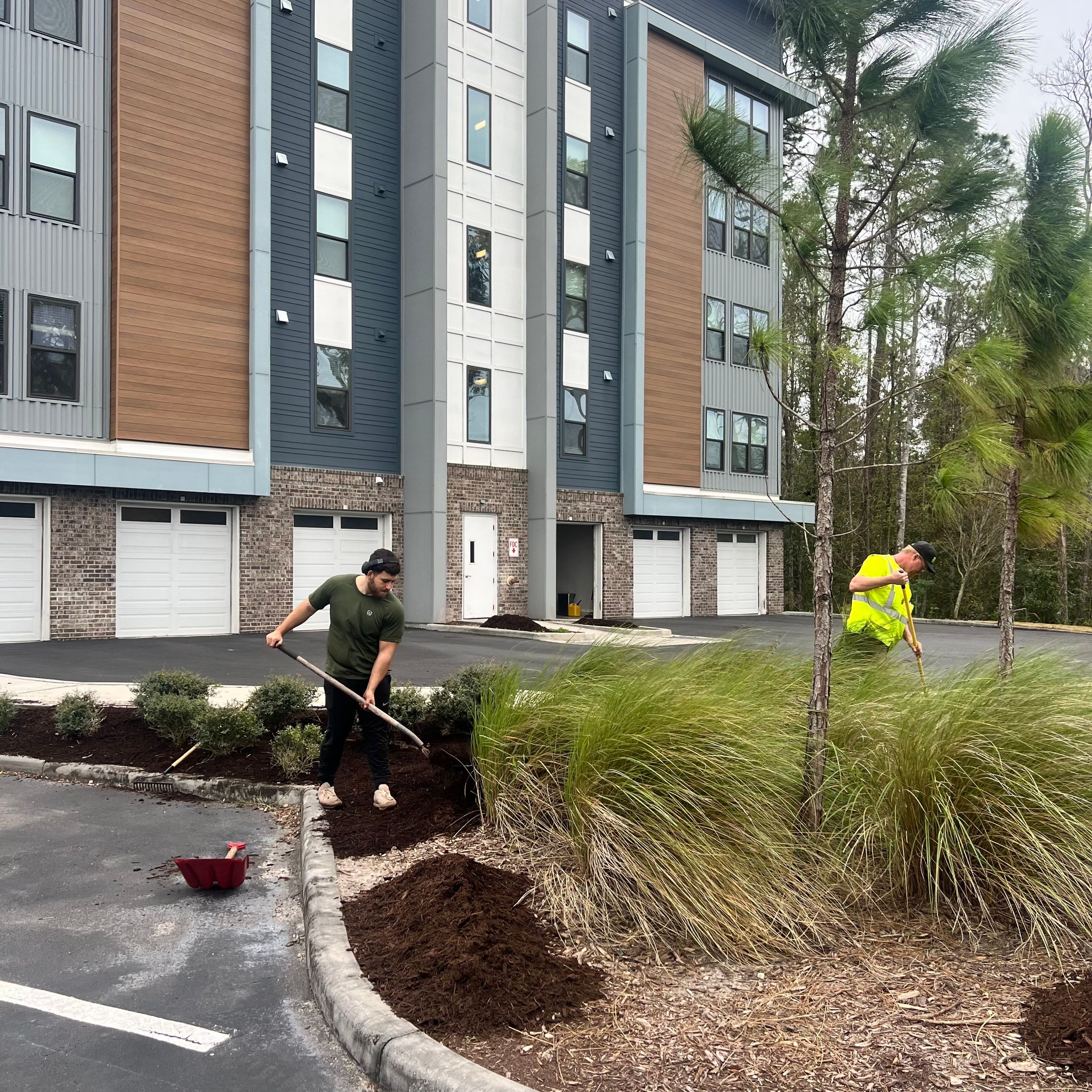 Mulch Installation | JTB Apartments by ProGreen Services