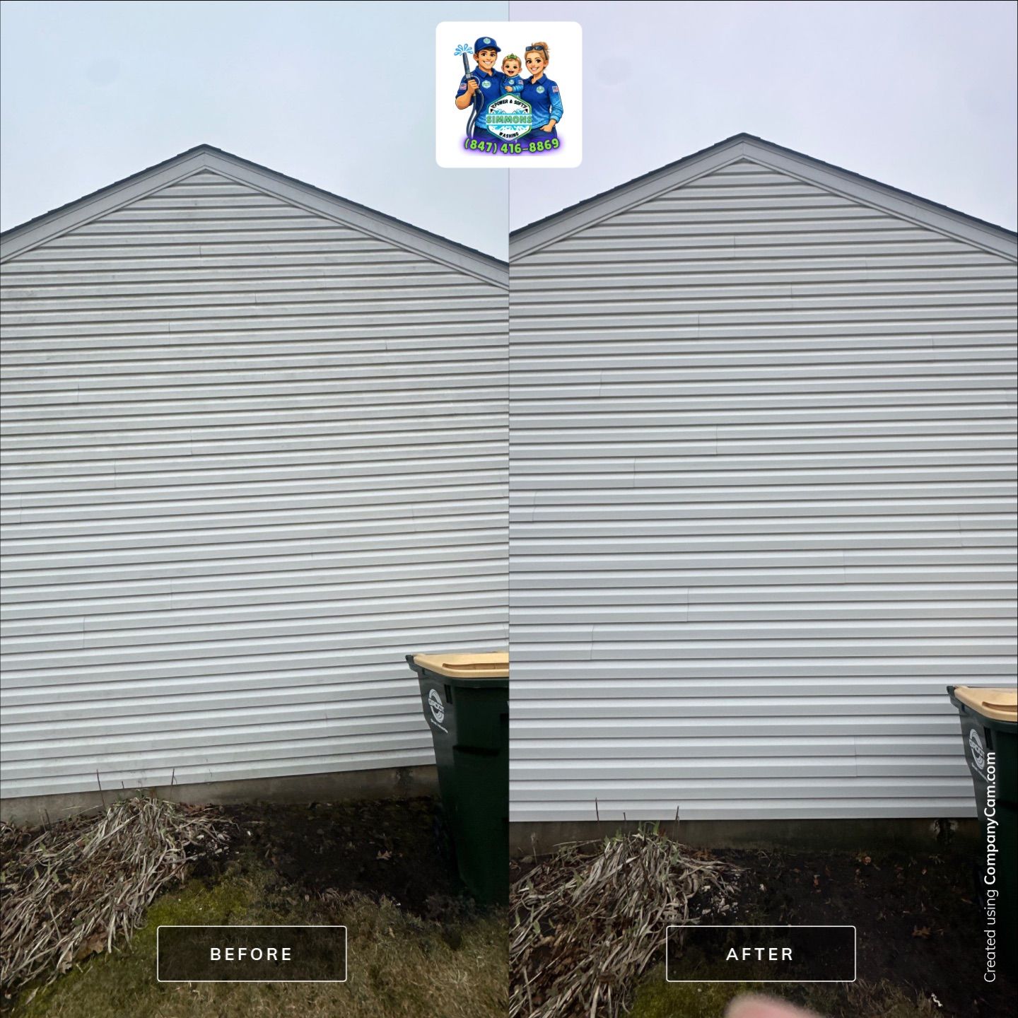 Project in Lake Villa by Simmons Power & Soft Washing