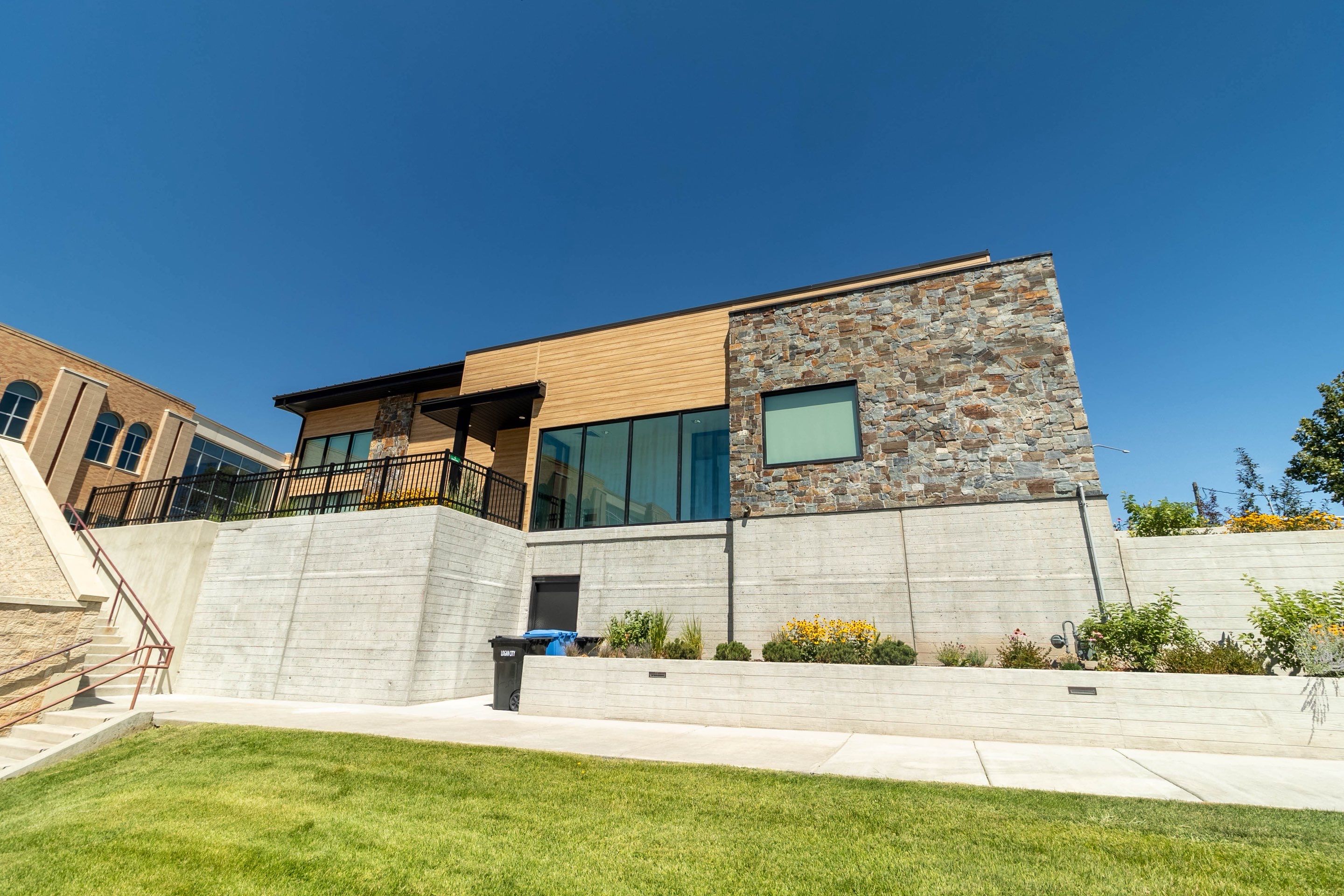 Logan High Seminary - Exterior by Garner Construction