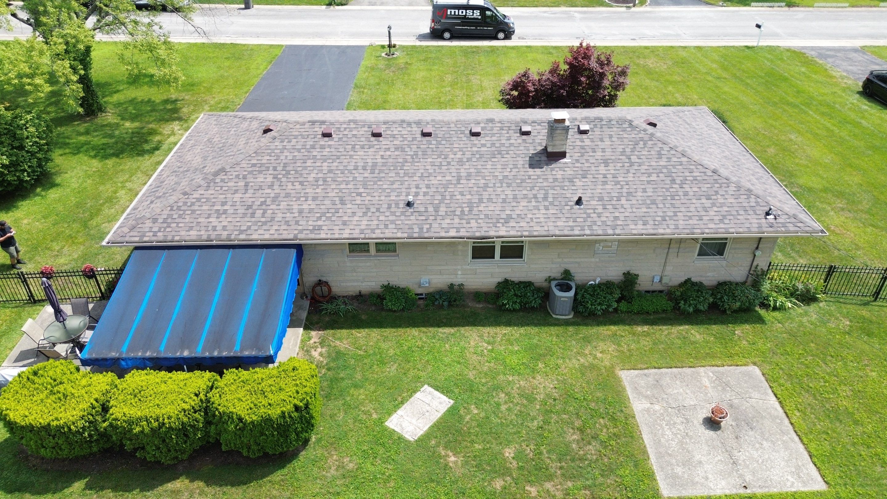 Project in Indianapolis by Moss Roofing