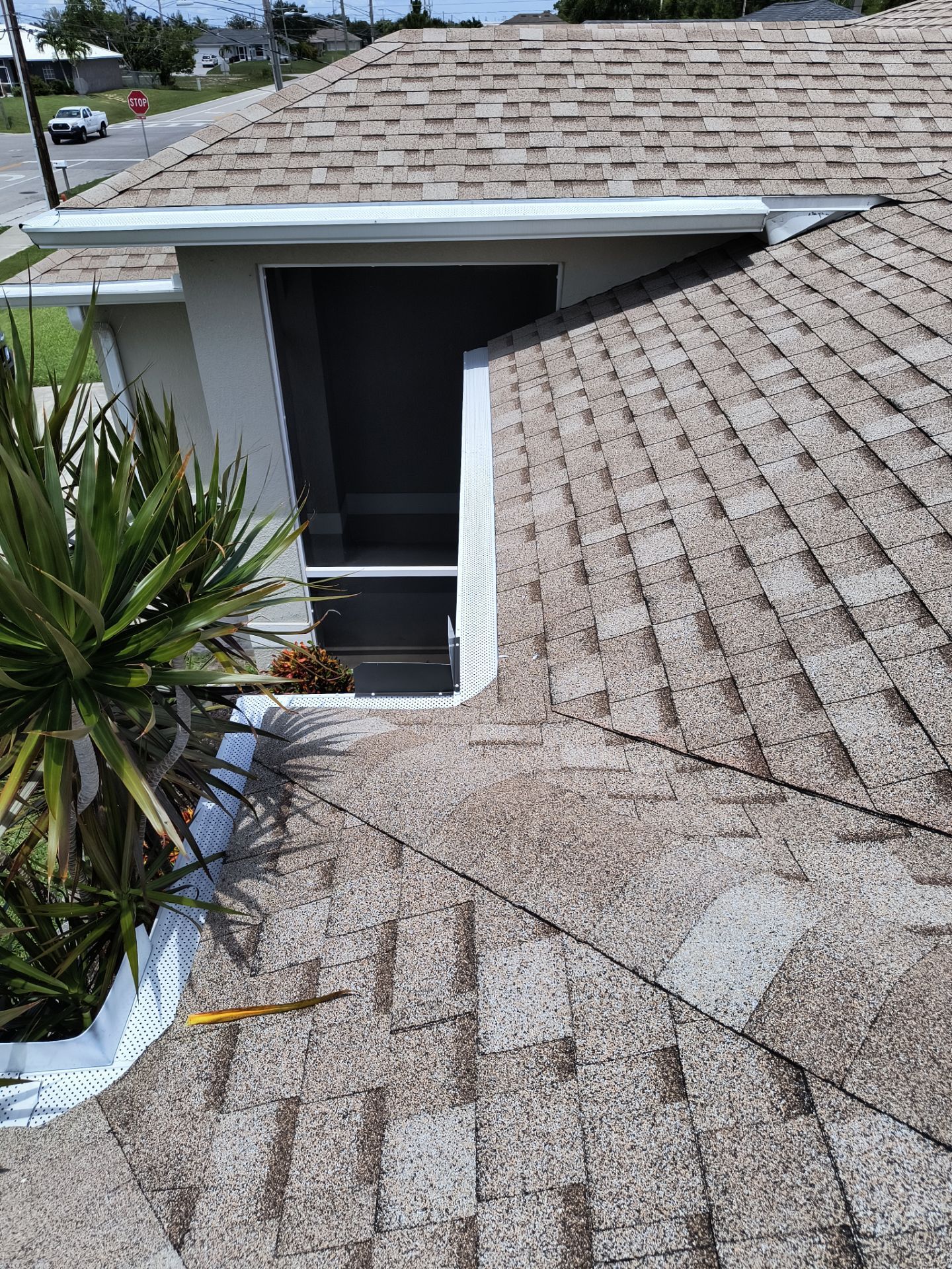 Leaf Guard System Installation in Cape Coral FL by Gutter Professors