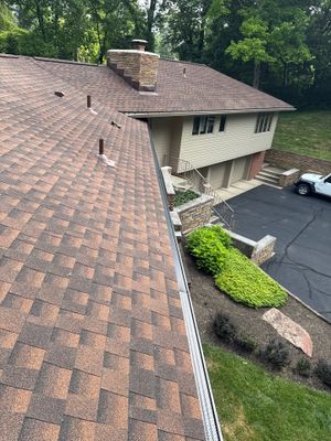 Residential Roofing Installation using GAF HDZ Hickory