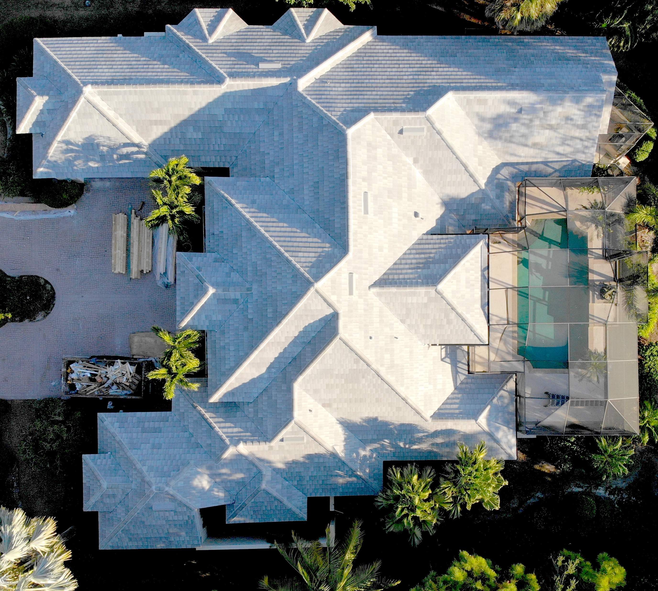 Residential Roofing Installation using Eagle Concrete Tile in Light Gray Range by International Roofing