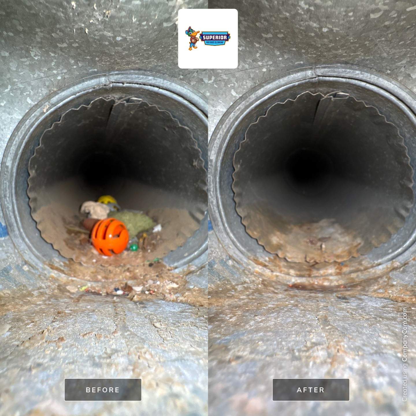 Air Duct Cleaning With a Vacuum Truck in Salem, OH by Superior Air Duct Cleaning
