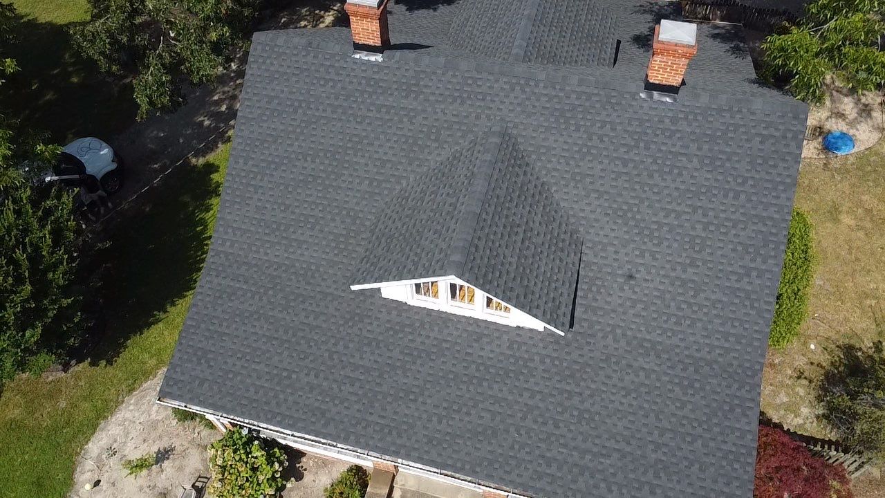 GAF HDZ Charcoal by Skybird Roofing