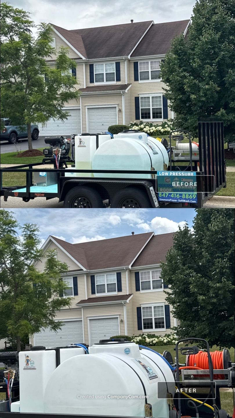 Project in Lake Villa by Simmons Power & Soft Washing