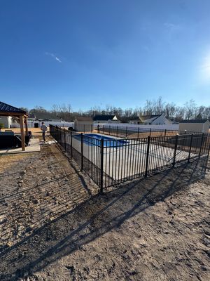 Beautiful New Pool Fence
