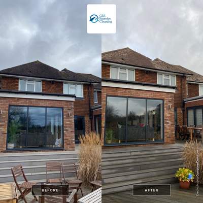 Roof and Driveway Clean using Honda 15lpm Low Pressure Washing Machine