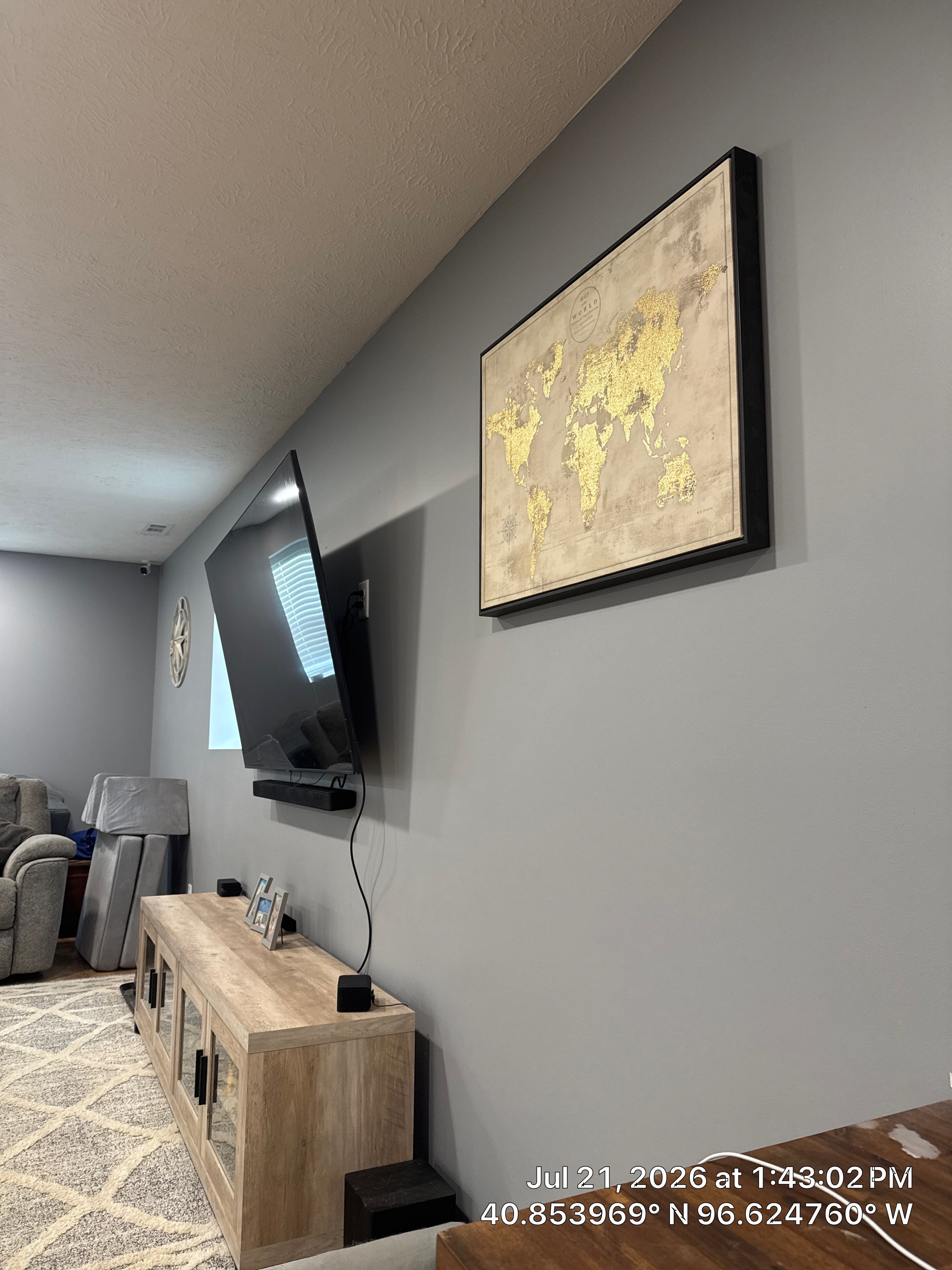 Finished Basement Remodel with New Flooring and Lighting in Lincoln by CompanyCam Sales Demo
