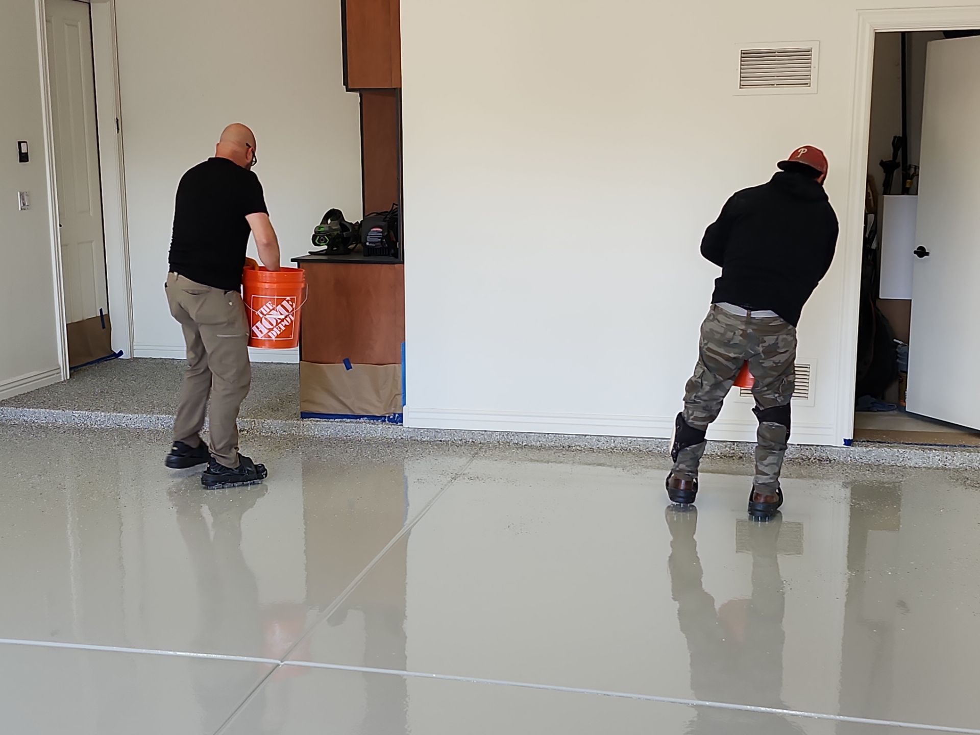Garage Floor Epoxy - Scottsdale by Crash of Rhinos Painting & Garage Floors
