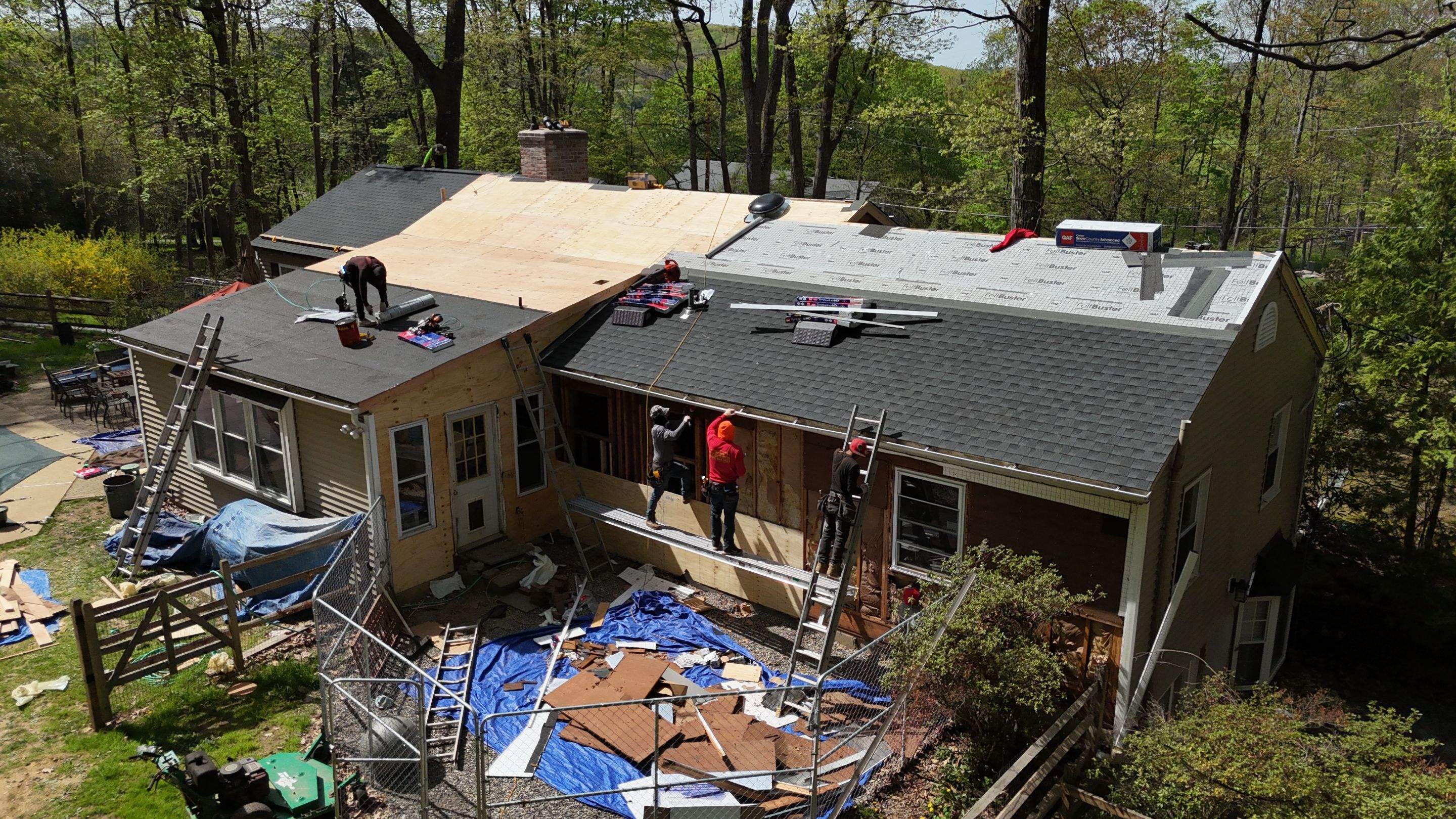 Roof Project in Califon, NJ. by All State Home Improvement Inc.