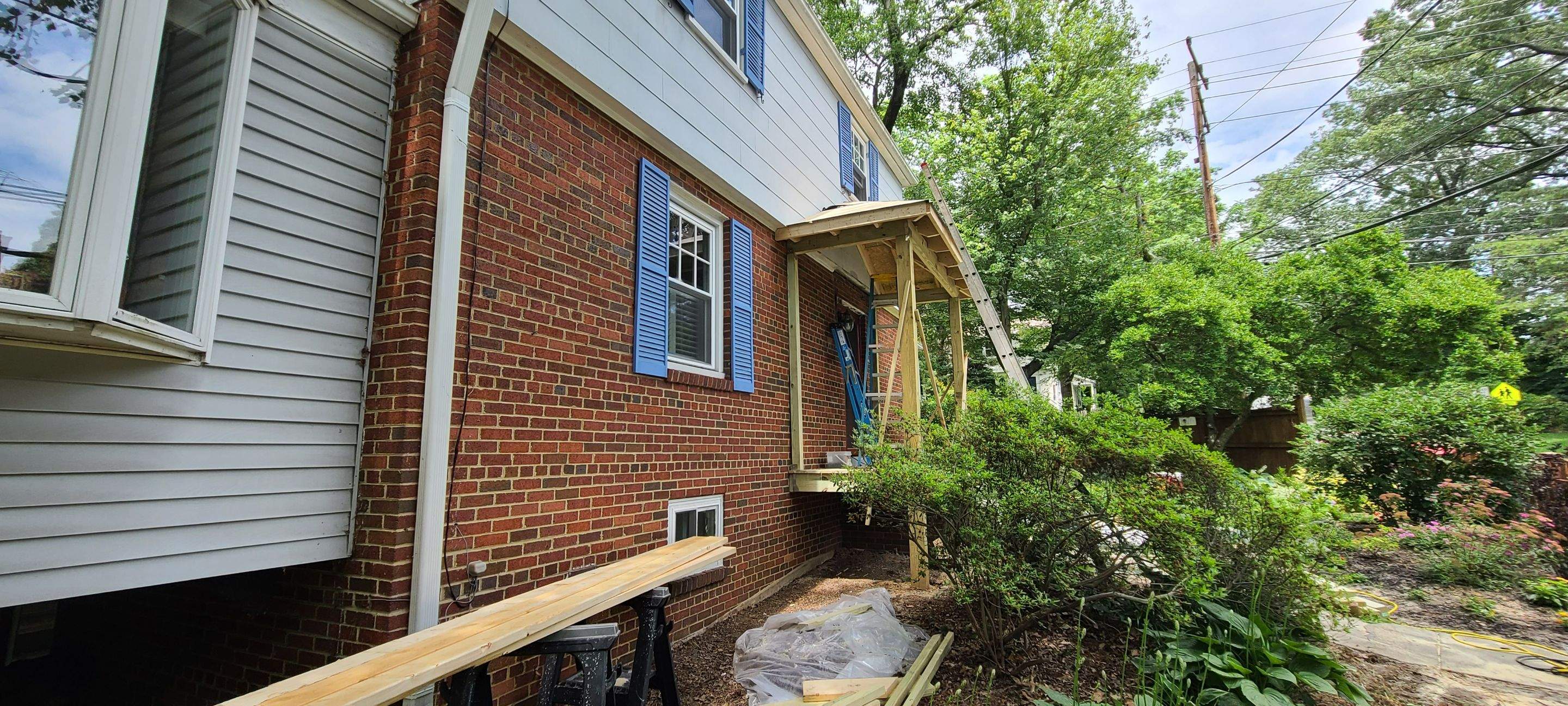 Siding and roof replacement, deck installation by Window Depot of Annapolis