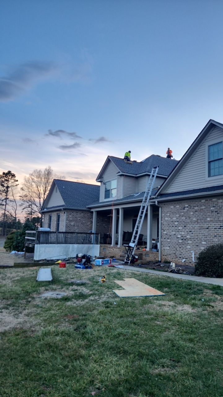 GAF Weathered Wood and Custom Copper by Just In Time Roofing and Restoration