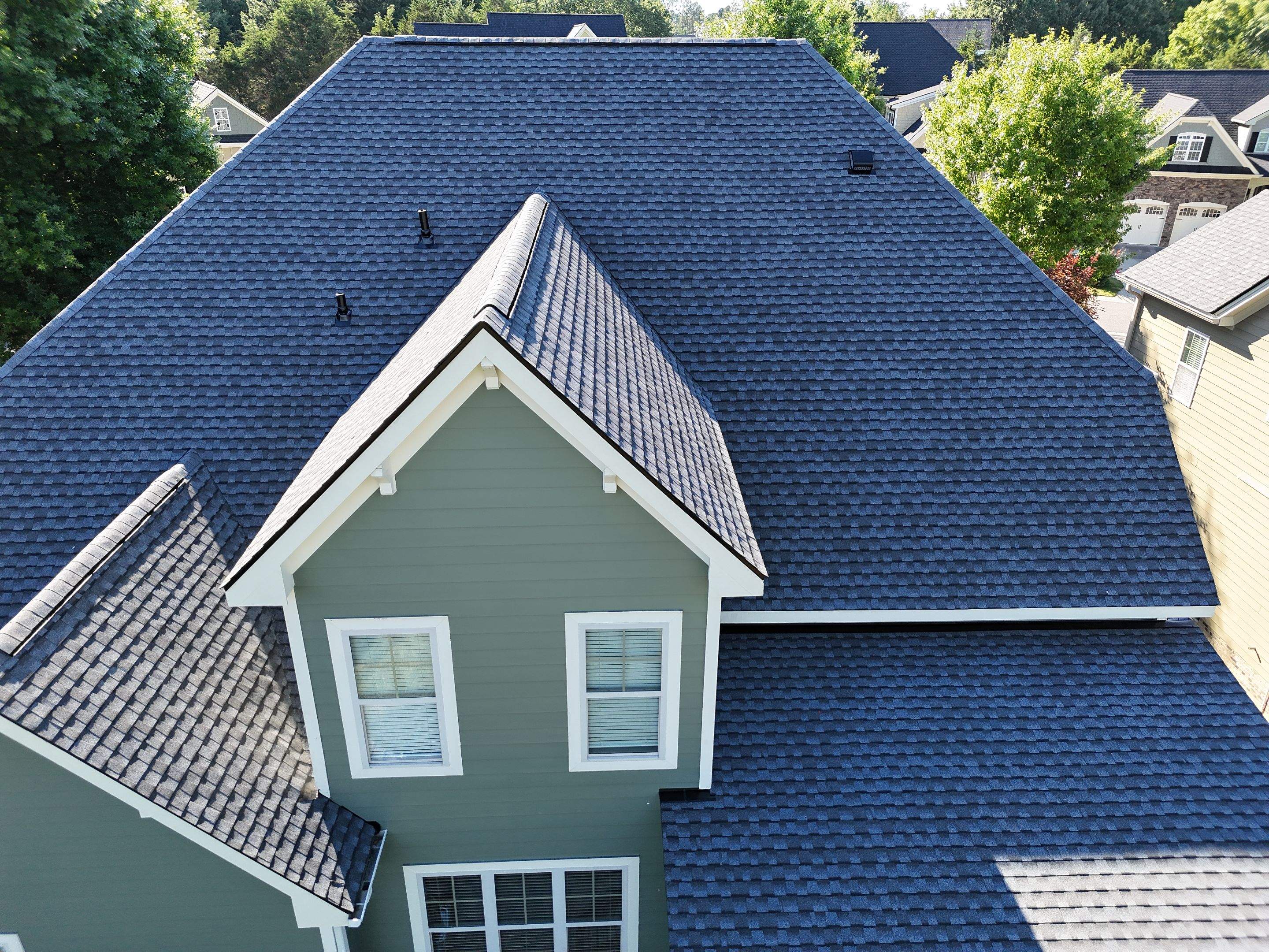 Full Roof Replacement Featuring GAF Architectural Shingles in Wake Forest by Cadmus Construction