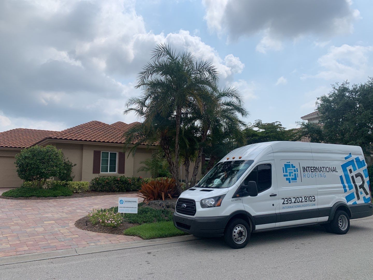 Residential Roofing Installation using Composite Spanish Tile by International Roofing