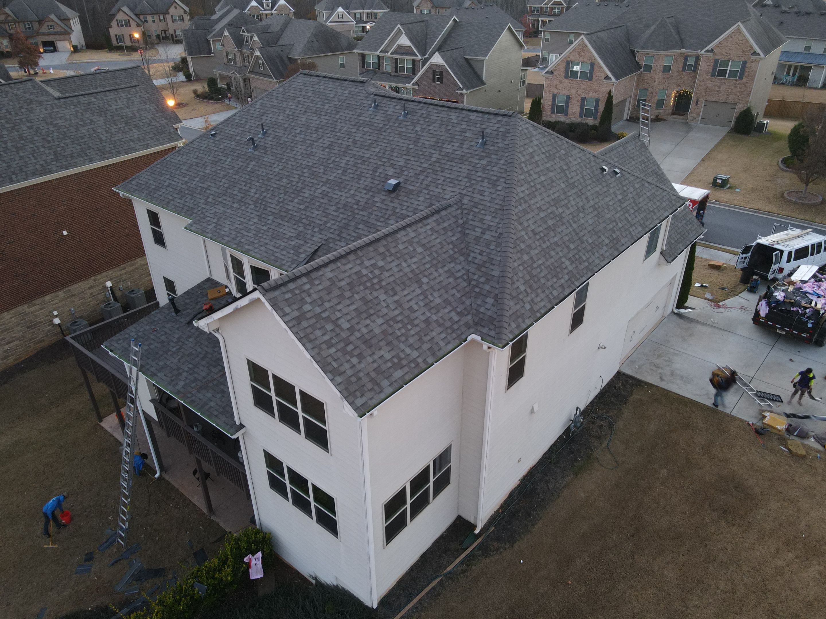 Residential Roofing Installation using Owens Corning by Inspector Roofing and Restoration