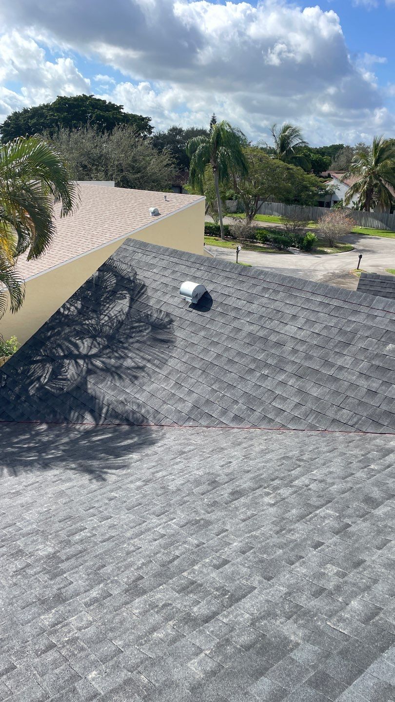 Residential Shingle Roof Installation and Decking Replacement in Delray Beach by AJF ROOFING INC
