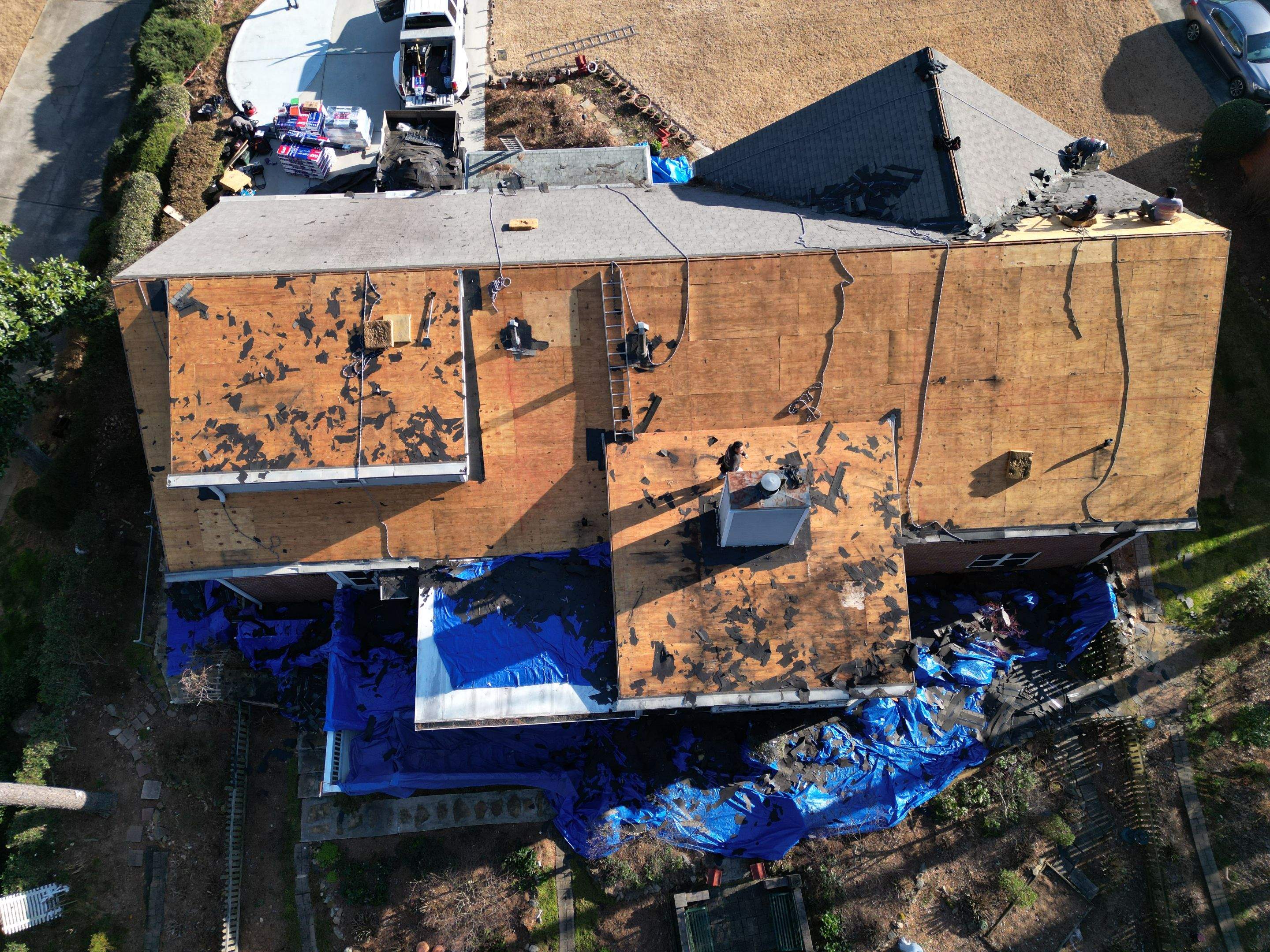 Roof Replacement Gutters & Downspouts by Deerfield Roofing LLC