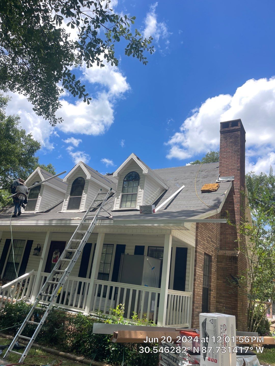Residential Roofing Installation using Roof Replacement by American Roofing & Construction LLC