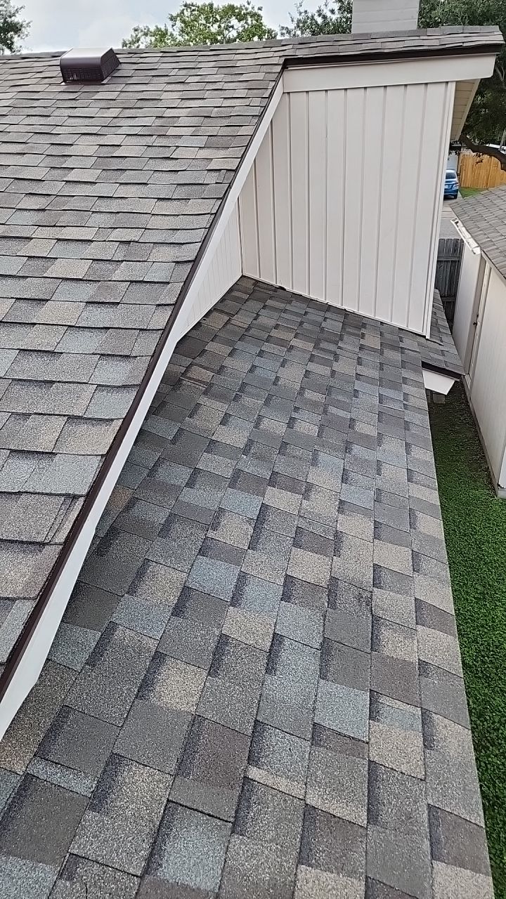 Full Roof Replacement using Certainteed Landmark Weatherwood by Galvan Roofing and Construction