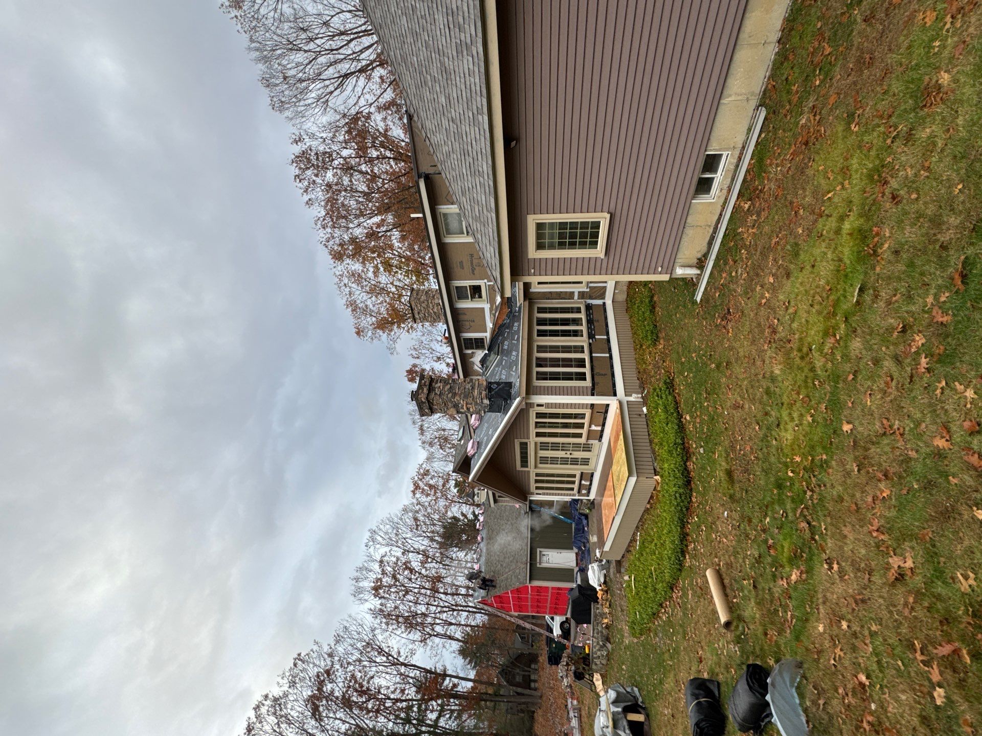 Complete House & Barn Roof with 13 Skylight Reflashing + EPDM Repairs by Mighty Dog Roofing of Greater Middlesex County
