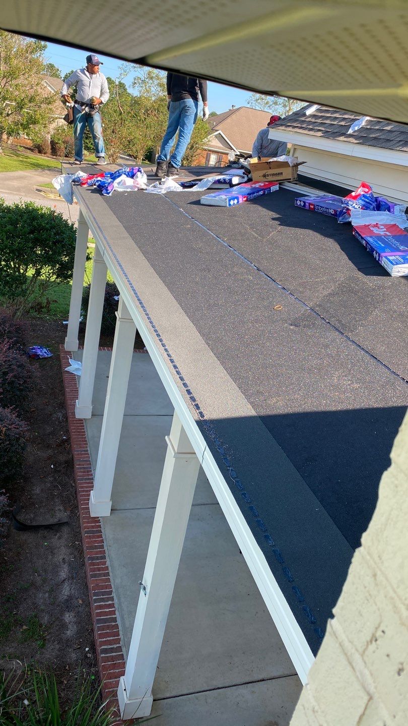 Residential Roofing Installation using Roof Replacement by American Roofing & Construction LLC