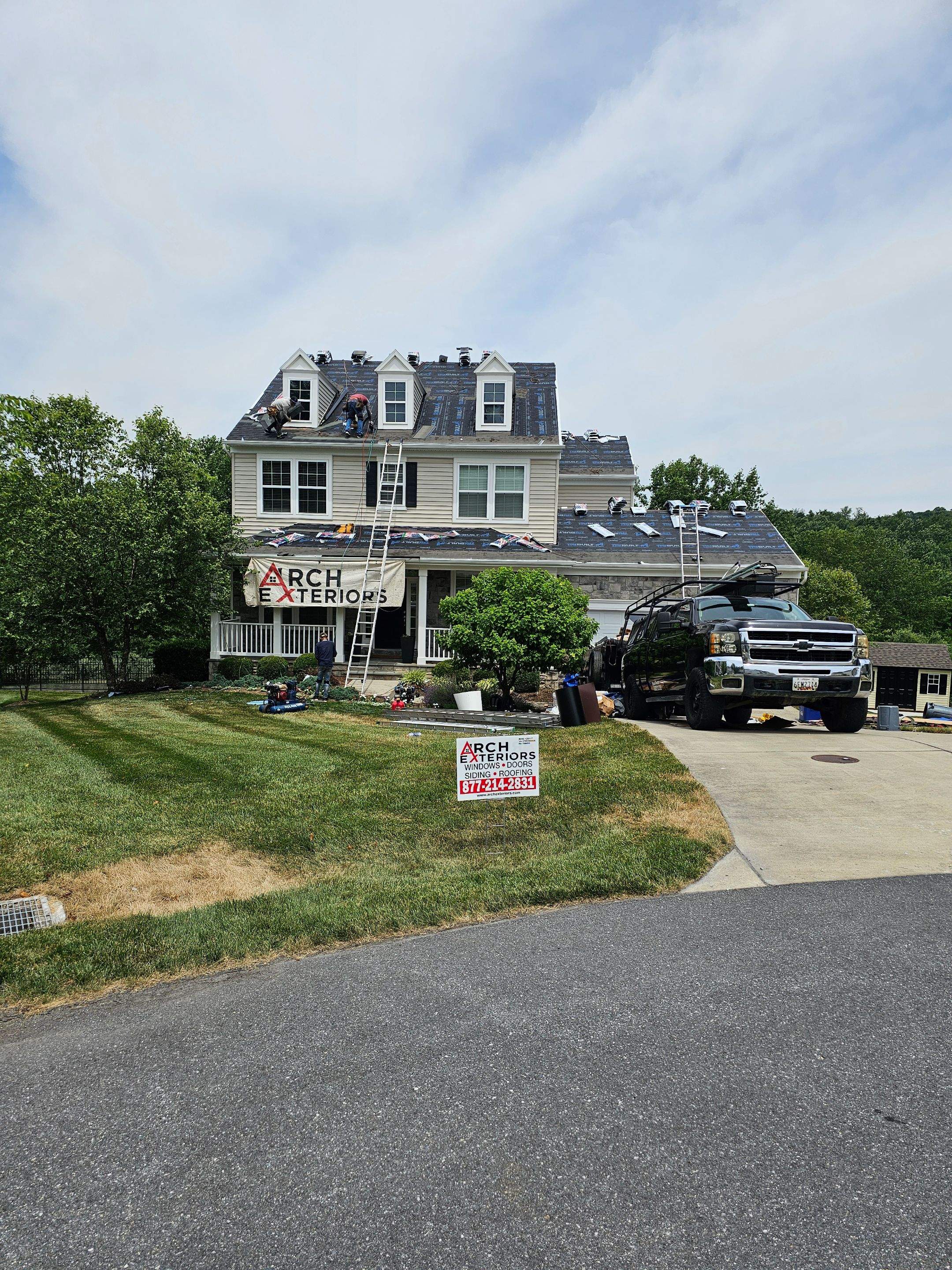 Roof Replacement in New Market, MD by ARCH Exteriors 
