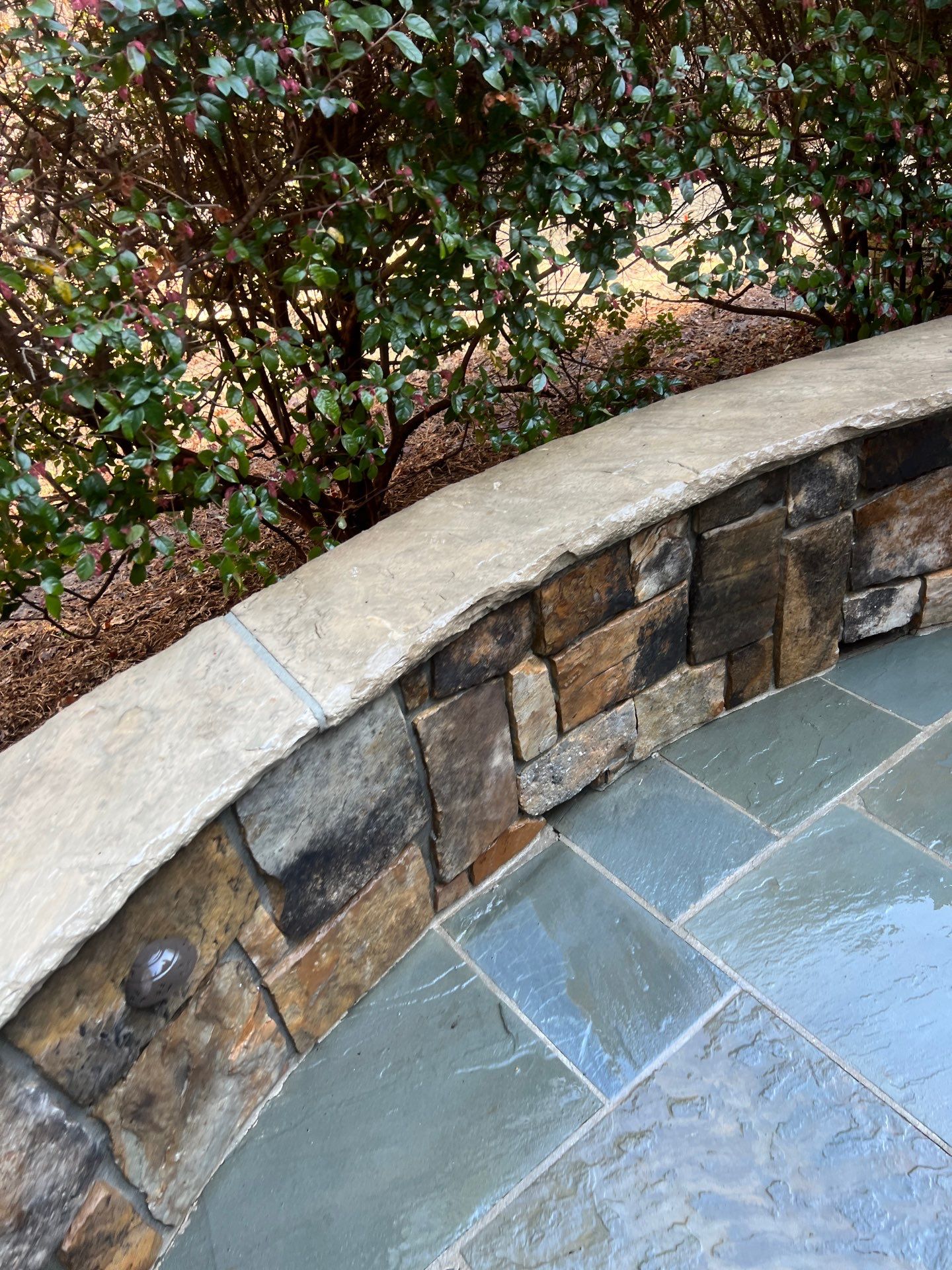 travertine  using Concrete Sealant by DuraSeal