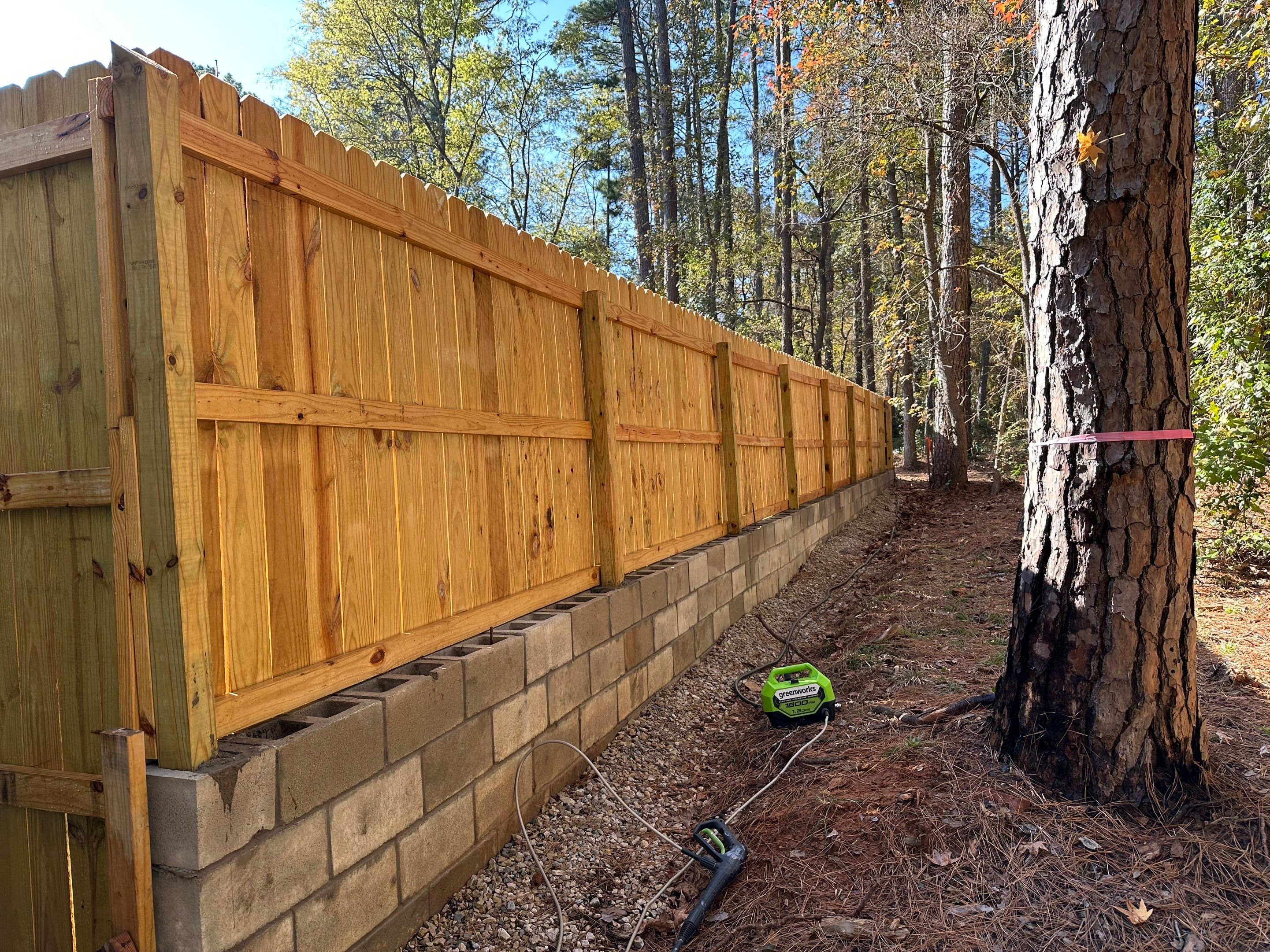 Hide-a-way Lake, Tx. Fence Staining and Interior Work by Quality Coats Painting