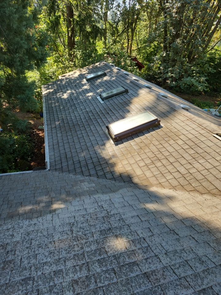 Roof Treatment using Biocide by Willamette Outdoor Wash LLC