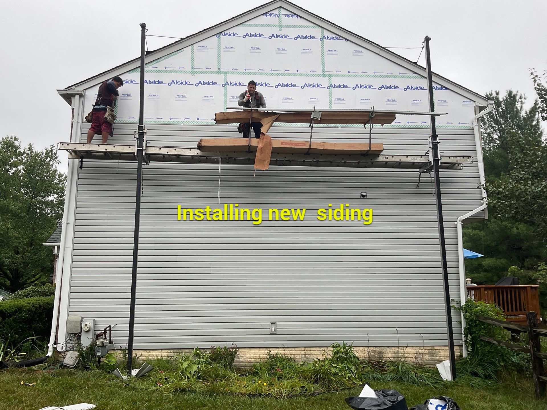 New siding    by Alpha Design Services