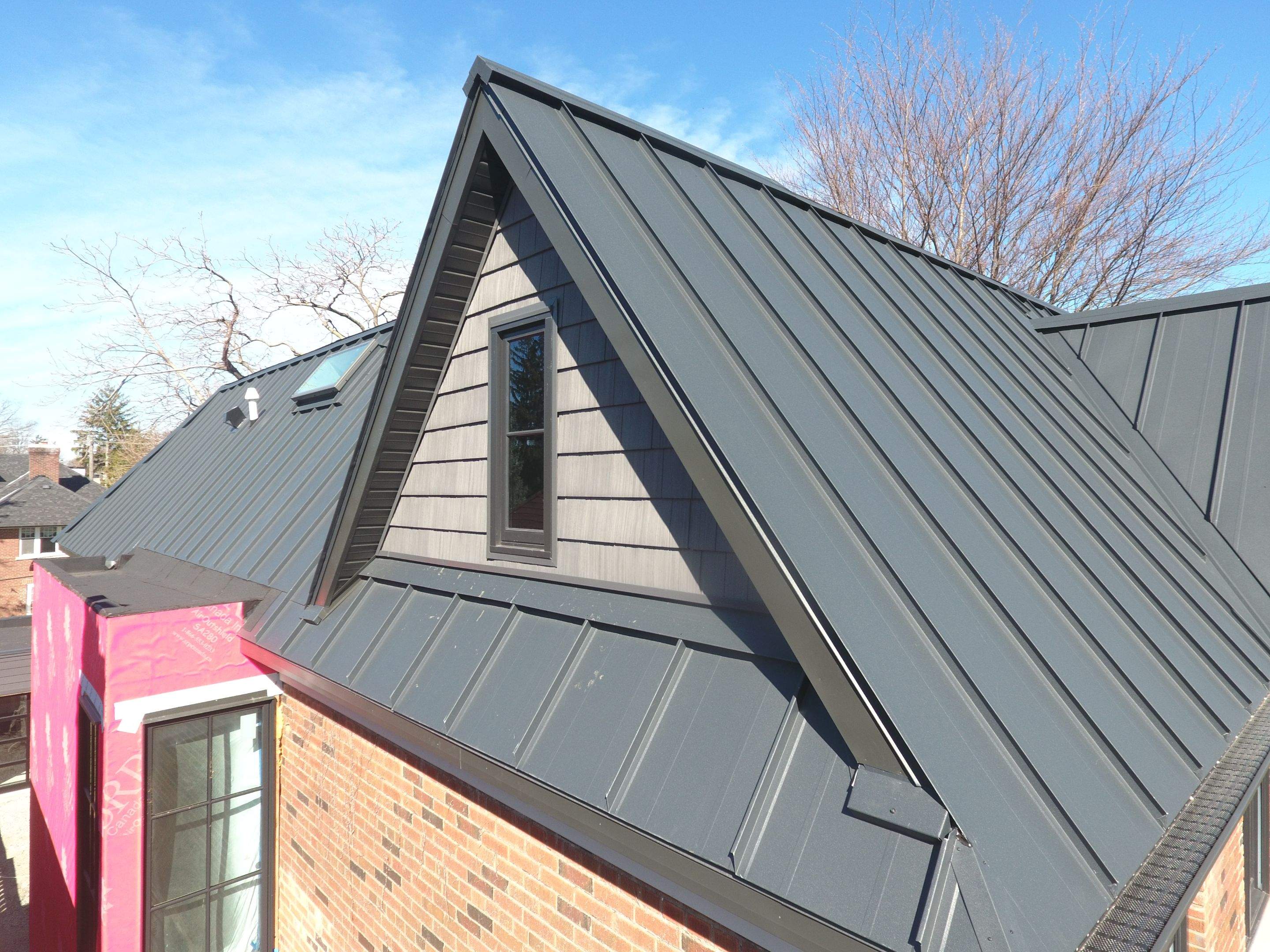 New Home Construction using 24 Ga Standing Seam Metal by Jay Carter Roofing & Sheet Metal